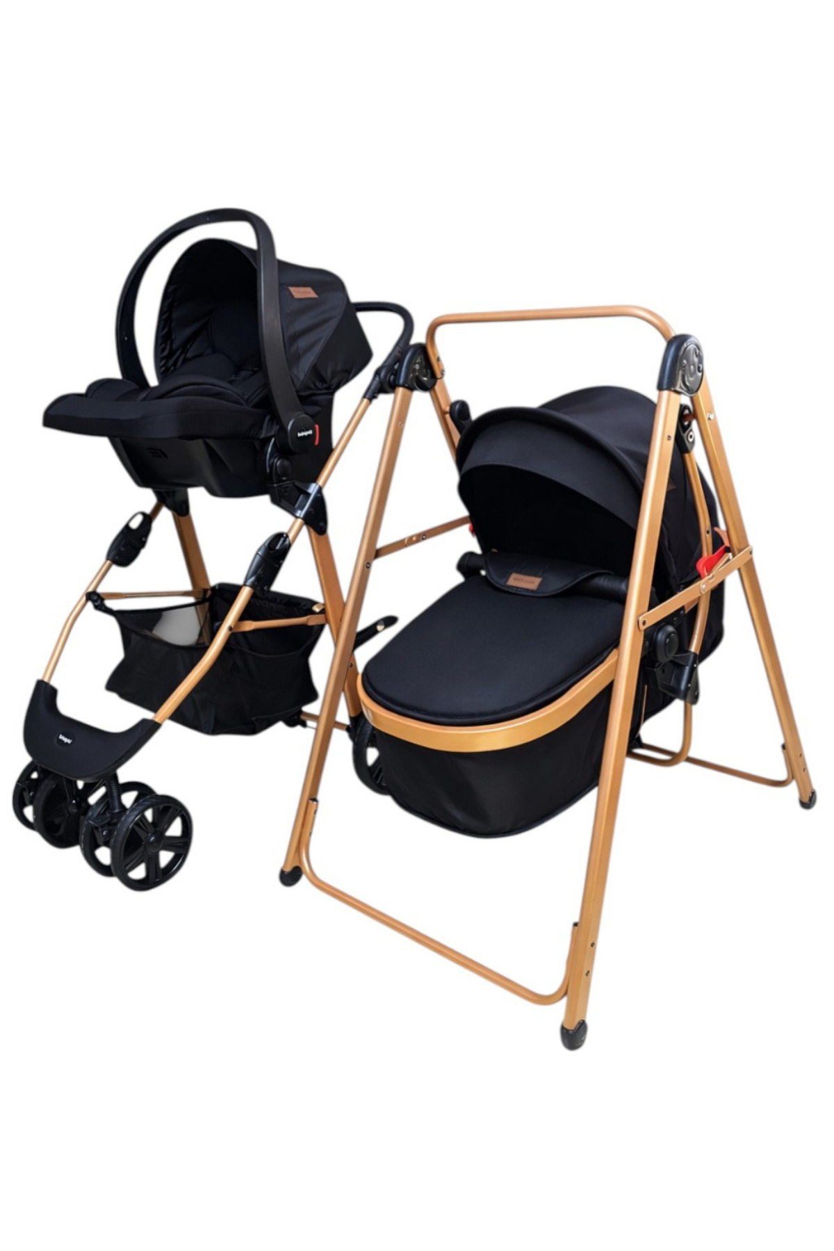 BEBEGOLD Travel Sistem, Pusetli, Çift Yönlü, Salıncak  Bebek Arabası Set fotoğrafı 2 (önizleme)