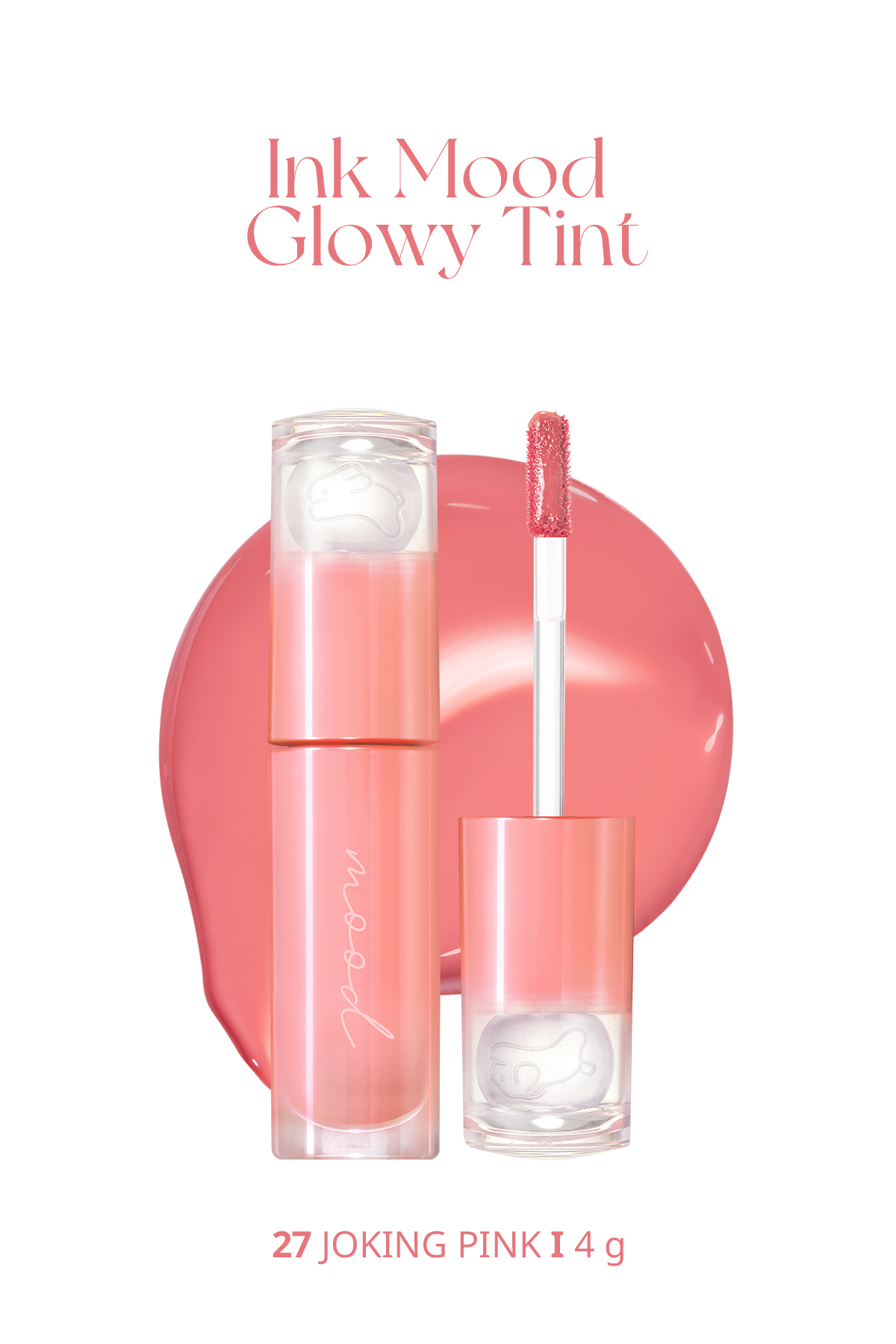 PERIPERA Kalıcı, Pigmentli, Parlak Bitişli Tint PERIPERA Ink Mood Glowy Tint 27 Joking Pink (Tteok Recipe) — صورتی 6412