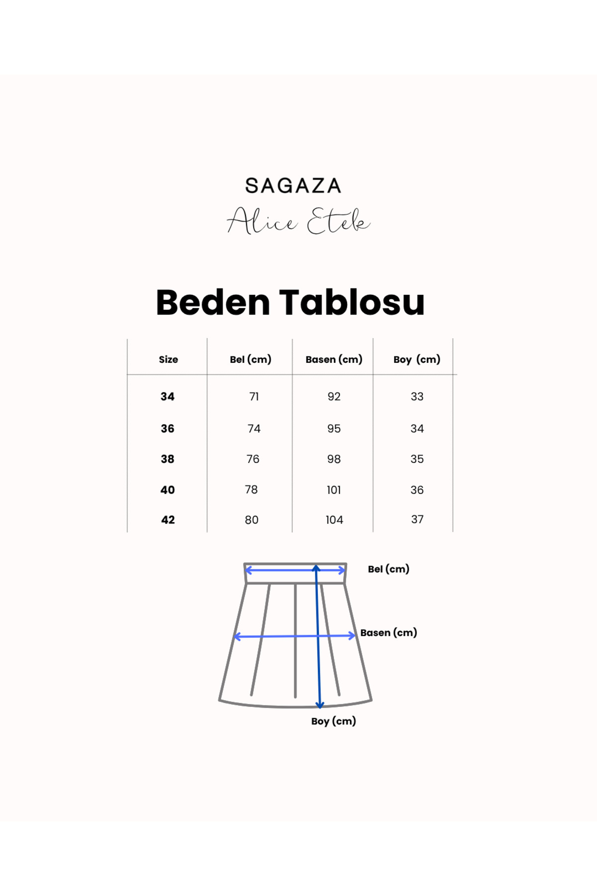 SAGAZA Alice Etek görsel 3
