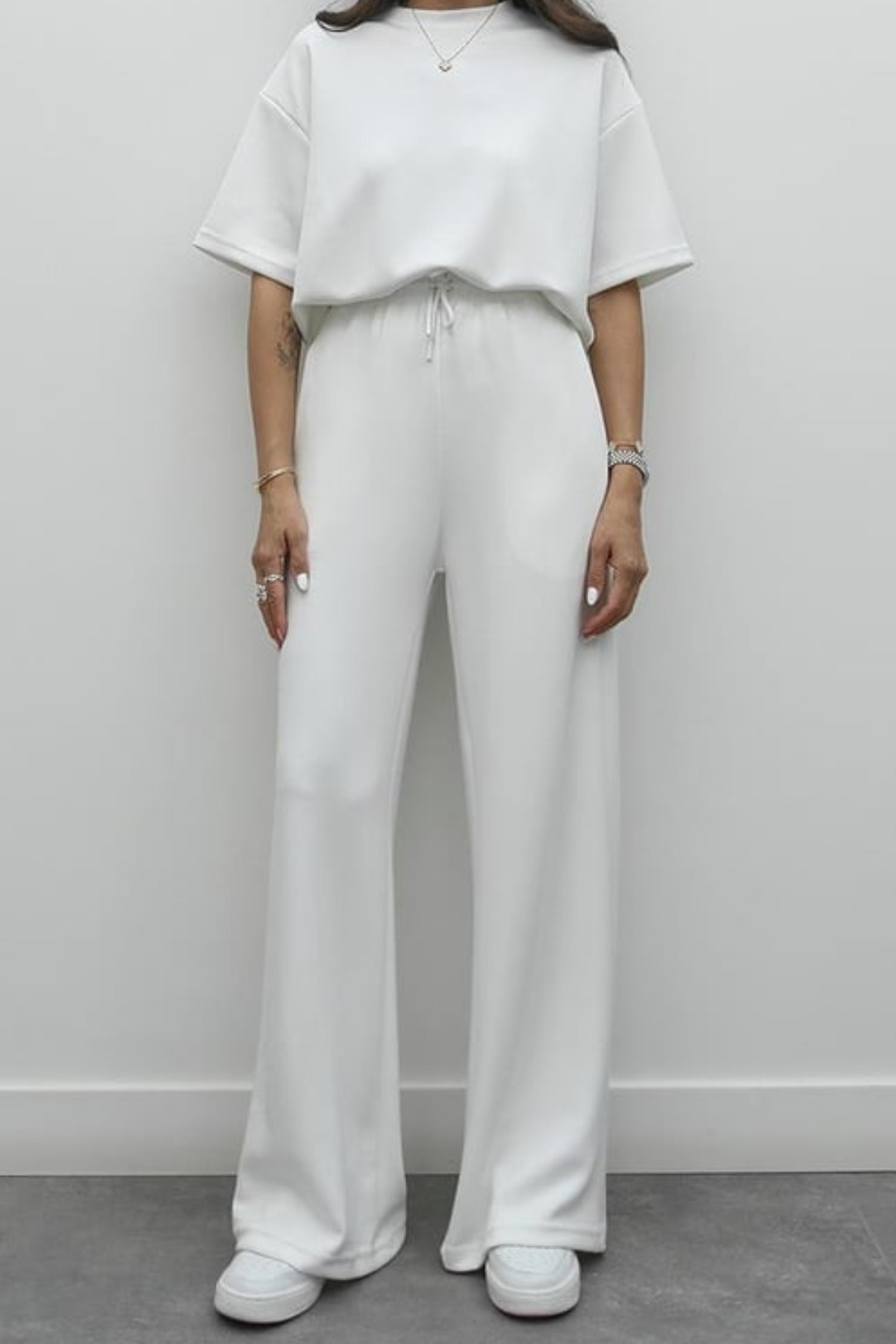 Women's Modal Fabric Short Sleeve Tracksuit 3081