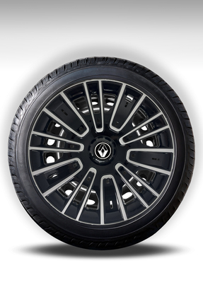 FRWY Renault Clio Megane Symbol Fluance Uyumlu 15" inç Gri-Siyah 1 Takım 4 Ad...