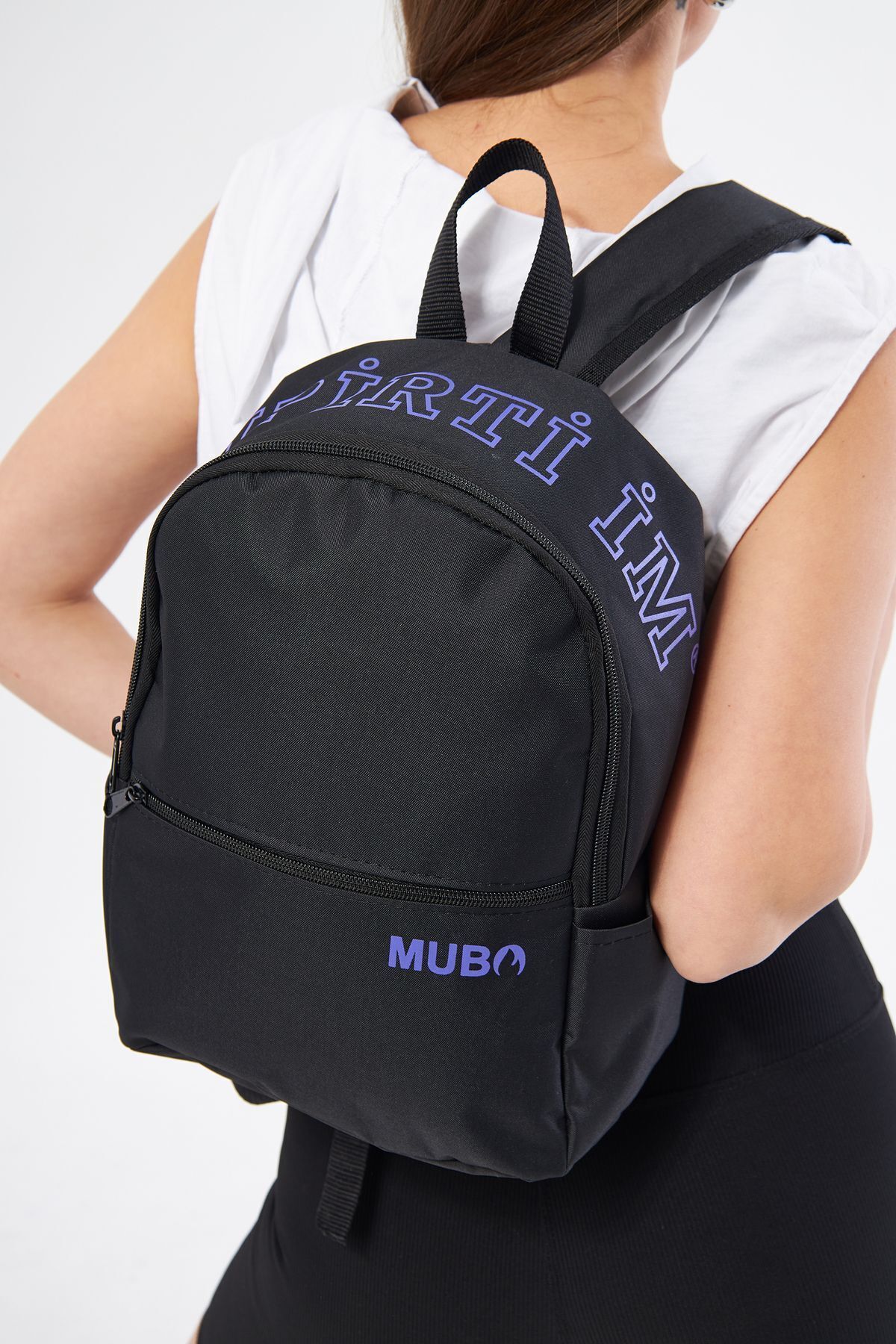 MUBO Shpirti Im Su Geçirmez Unisex Okul Spor Günlük Kullanım Sırt Çantası görsel 2