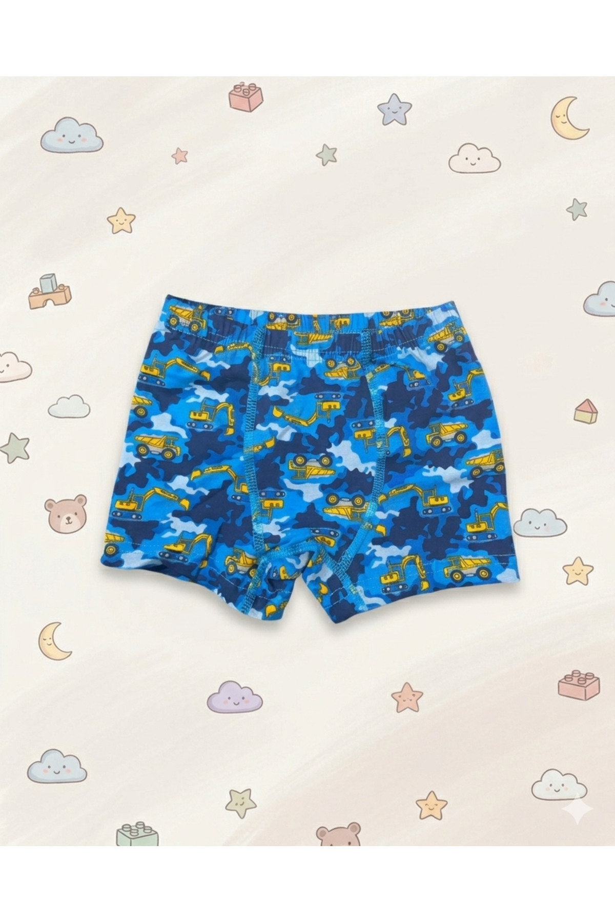 MADALİNA Erkek Çocuk %95 Pamuklu Dinazor Desenli 5'li Boxer fotoğrafı 4 (önizleme)