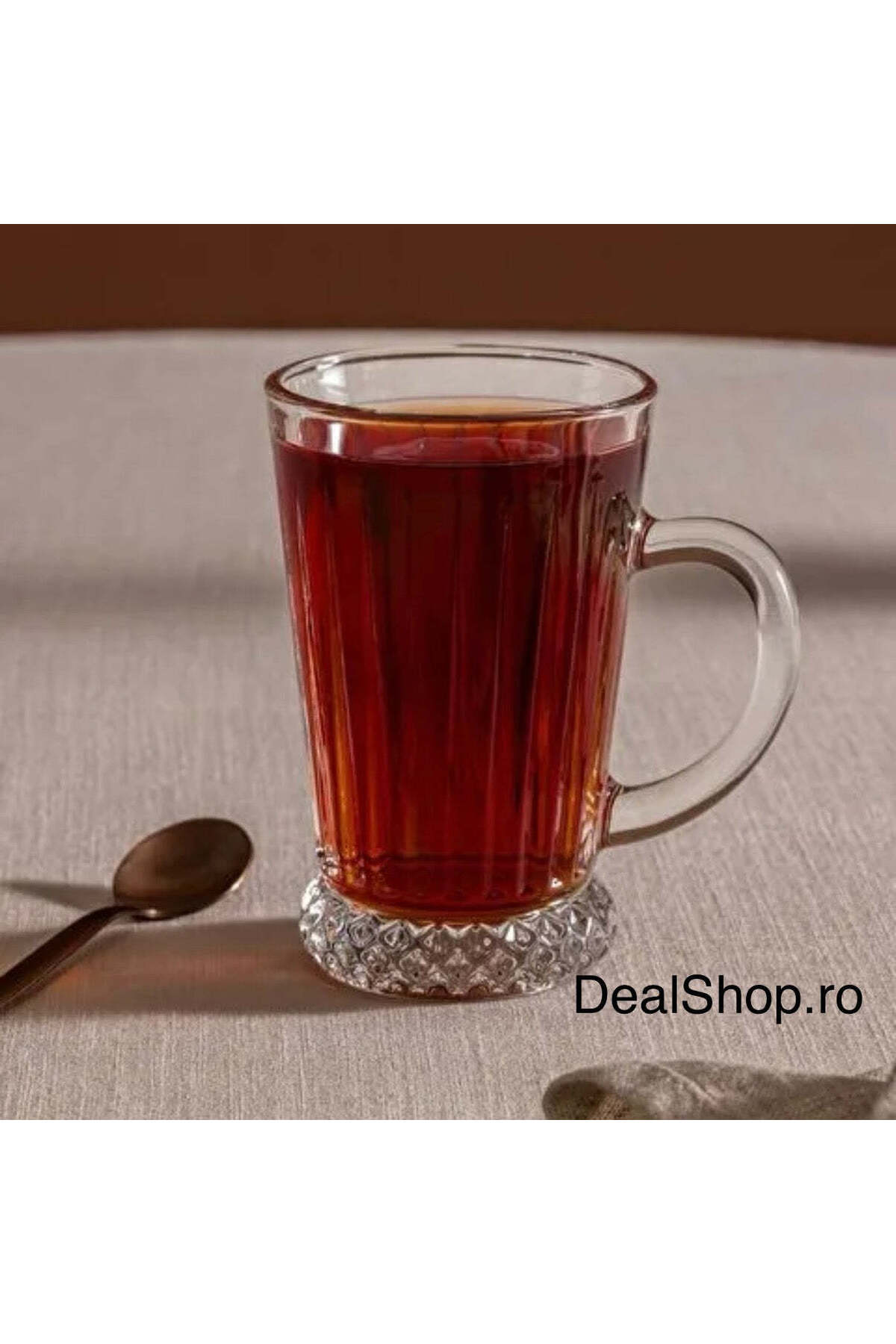 dealshopromania Σετ 6 γυάλινων ποτηριών Max Mug 220 ml φλιτζάνια καφέ και τσα...