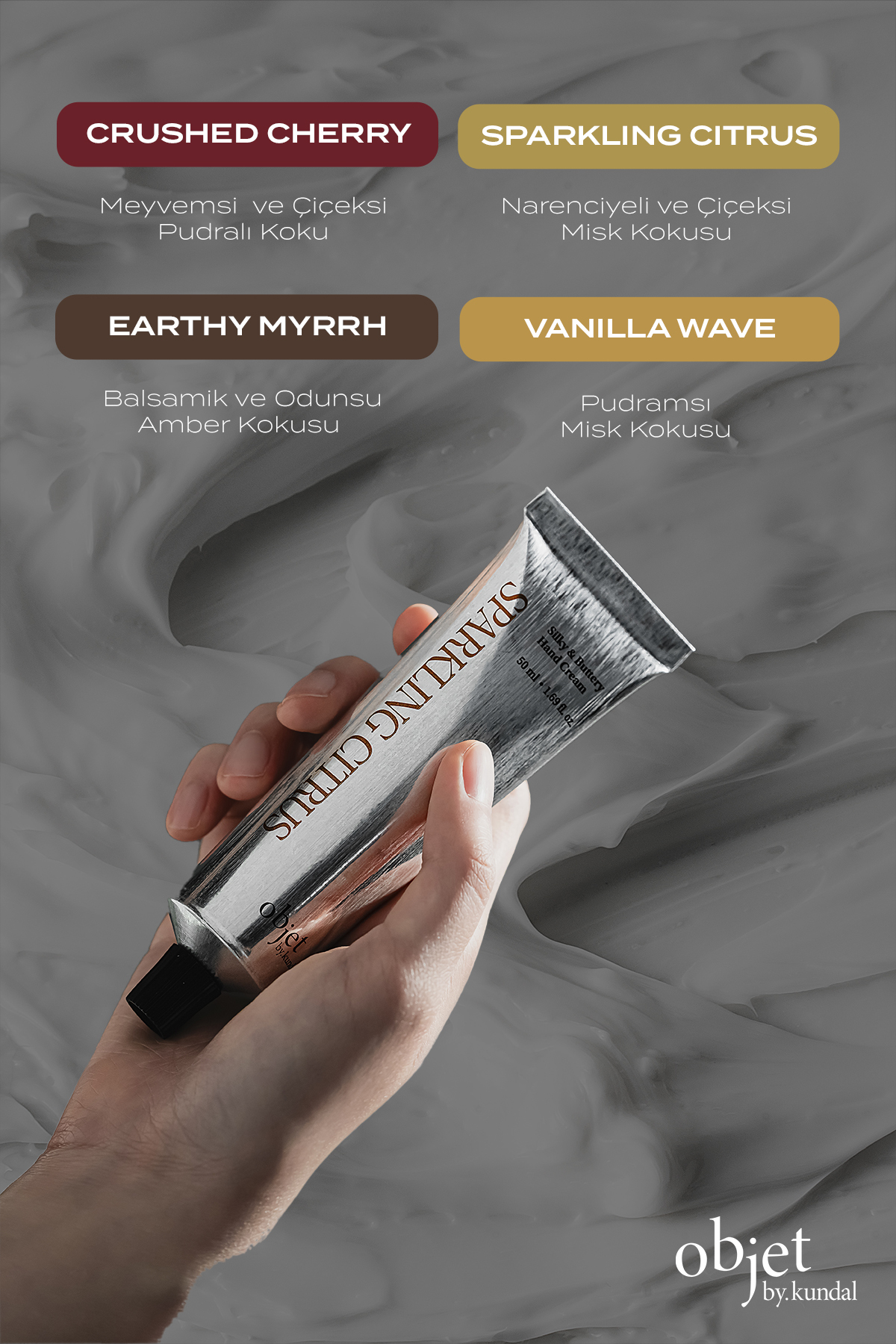 Kırışıklık Karşıtı Nemlendirici El Kremi Objet By Silky & Buttery Hand Cream (Vanilla Wave) — 9200 — تصویر 7 از 9