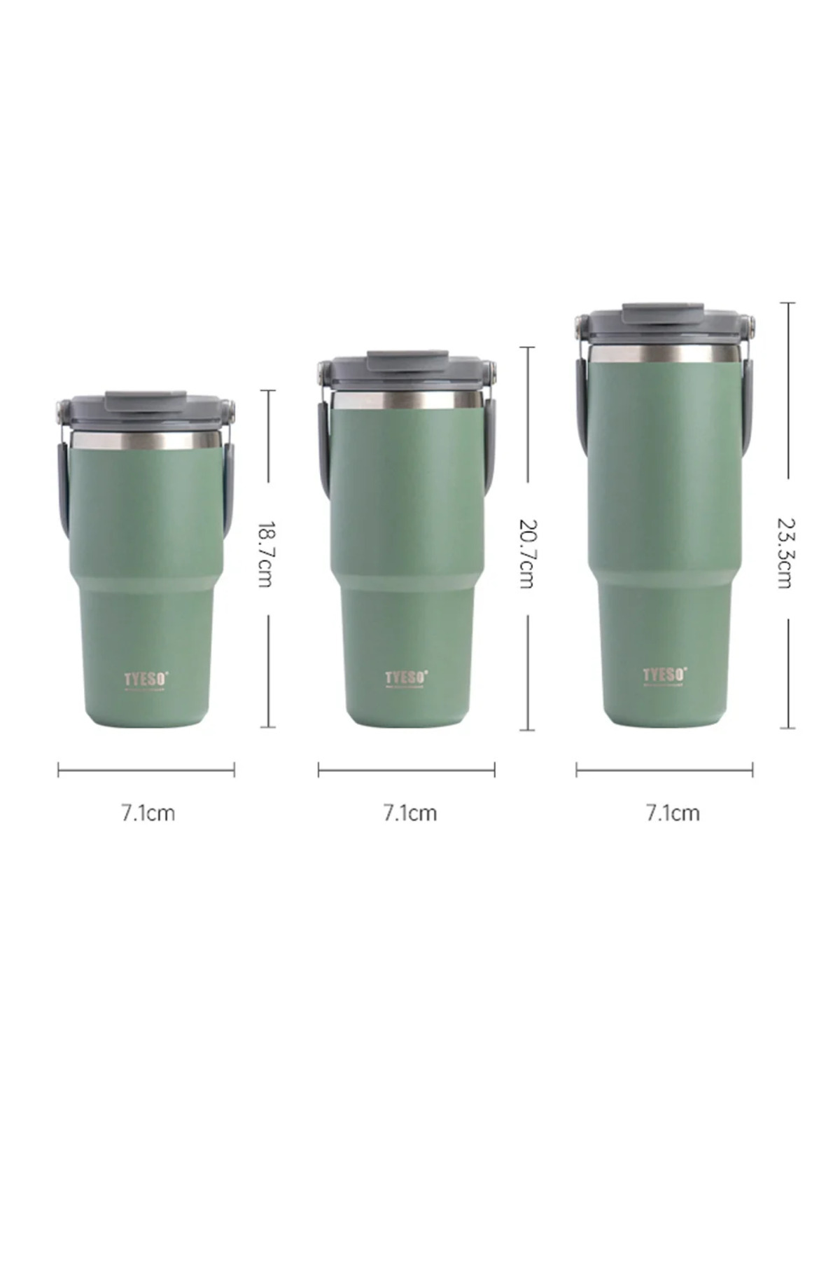 Tyeso DailyNeed Termos Vakumlu Paslanmaz Çelik 600 ML Mavi fotoğrafı 3 (önizleme)