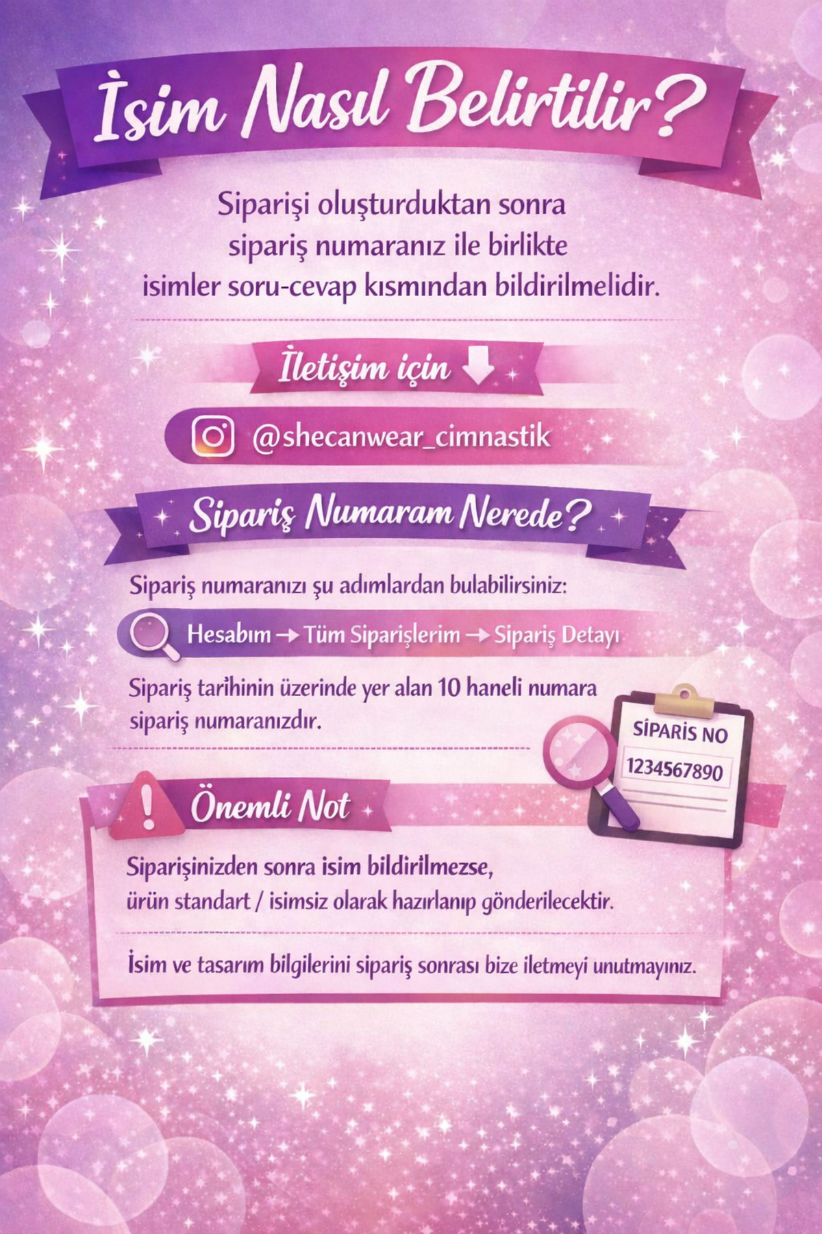 She Can Wear İsim Baskılı (Glitter Gümüş) Cimnastik Çalışma Minderi Siyah fotoğrafı 5 (önizleme)