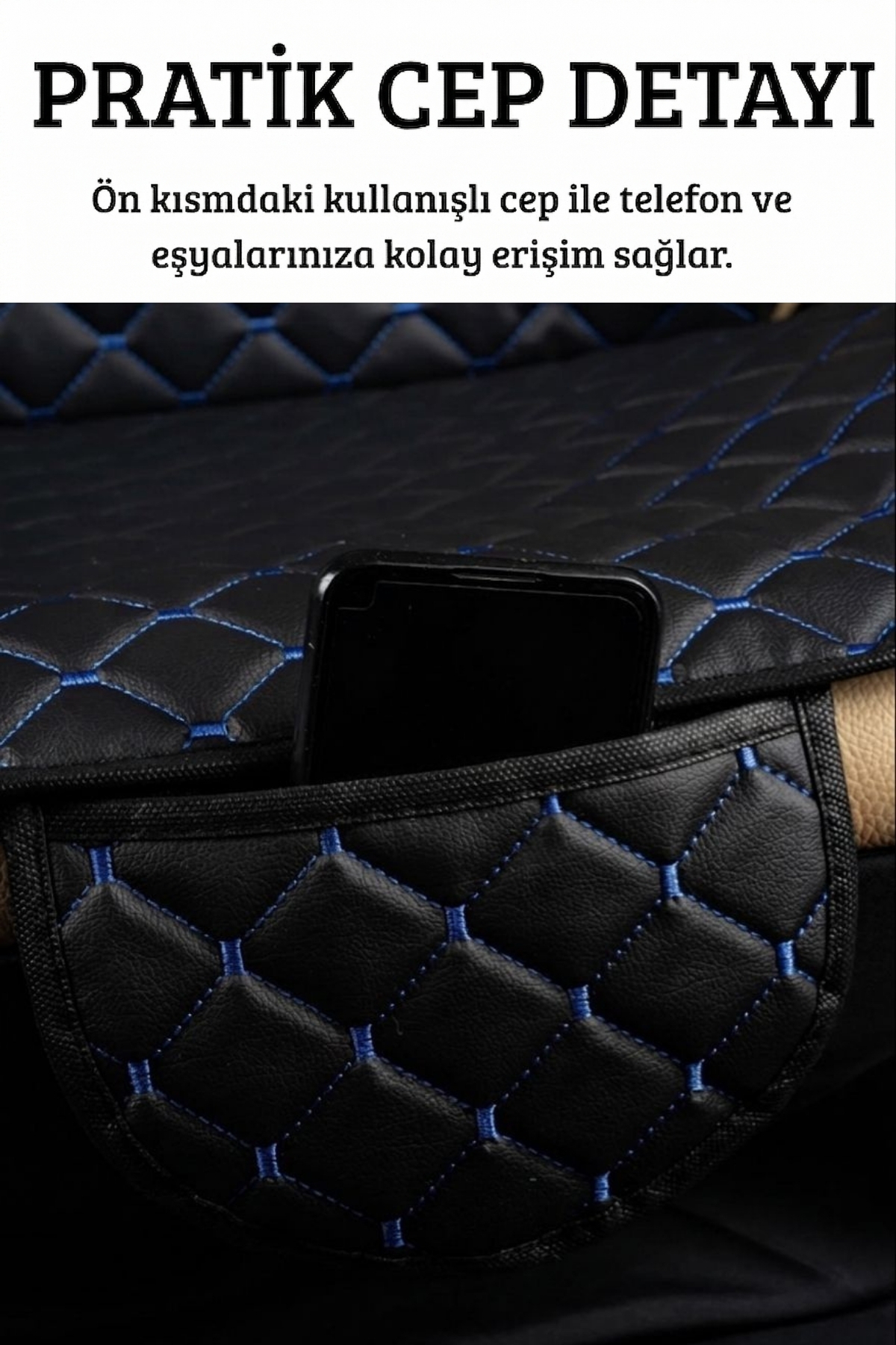 Ecarteks Deri- Oto Koltuk Minder Cepli Kolay Montaj- Koltuk Koruma Kılıfı (7'Lİ SET) fotoğrafı 4 (önizleme)