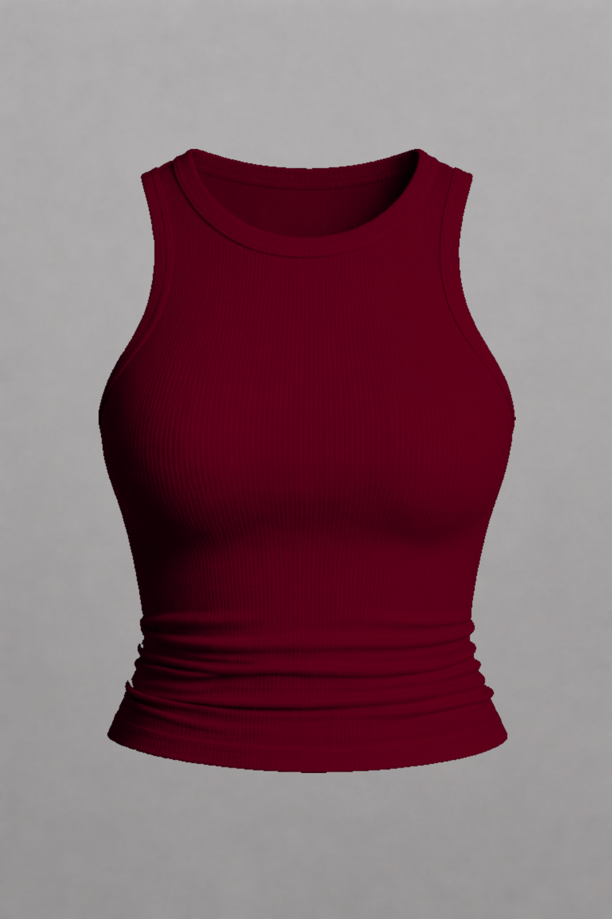 Lenezza  Kadın 3.lü Paket Kaşkorse Kumaş Siyah Beyaz Bordo Geniş Askılı Basıc Crop Top Bluz - Görsel 2