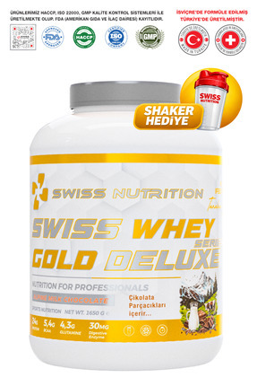 Swiss Nutrition Whey Gold Deluxe Series Protein Tozu Alpine Milk Chocolate 55...