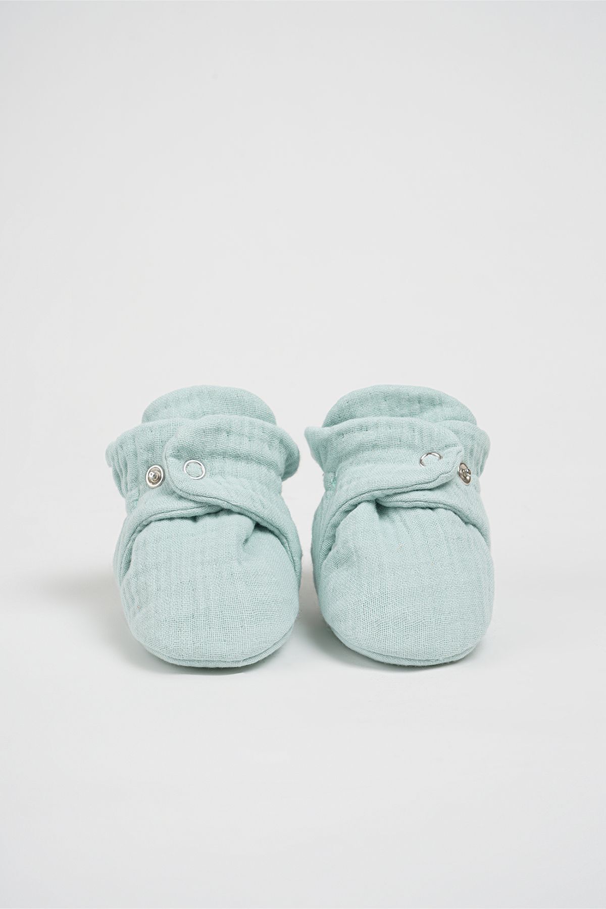 Organic Cotton Muslin Baby Shoes, Newborn Summer Snoozies