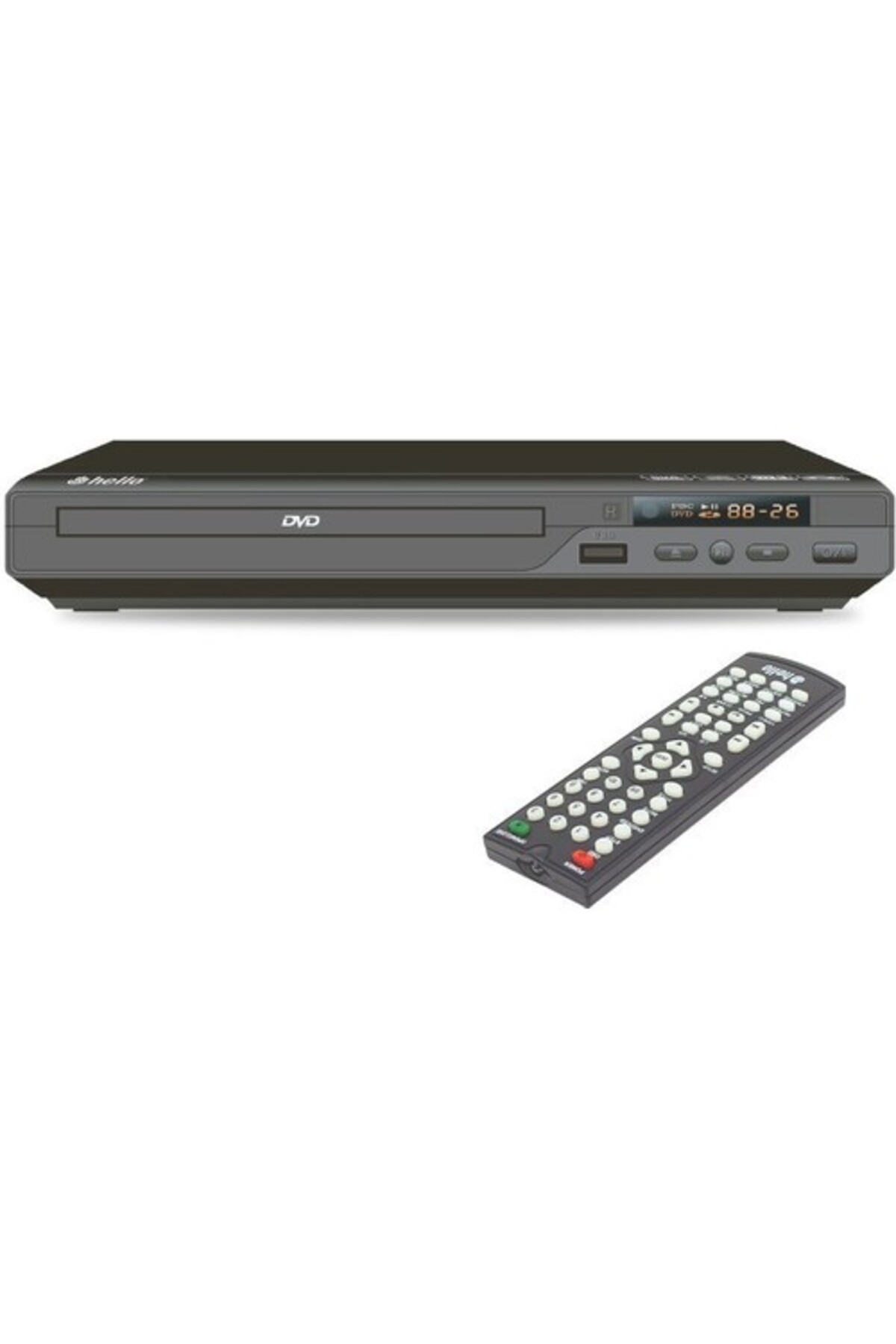 Hello HL-5483 USB-HDMI-DIVX Kumandalı DVD Player - Fiyatı, Yorumları