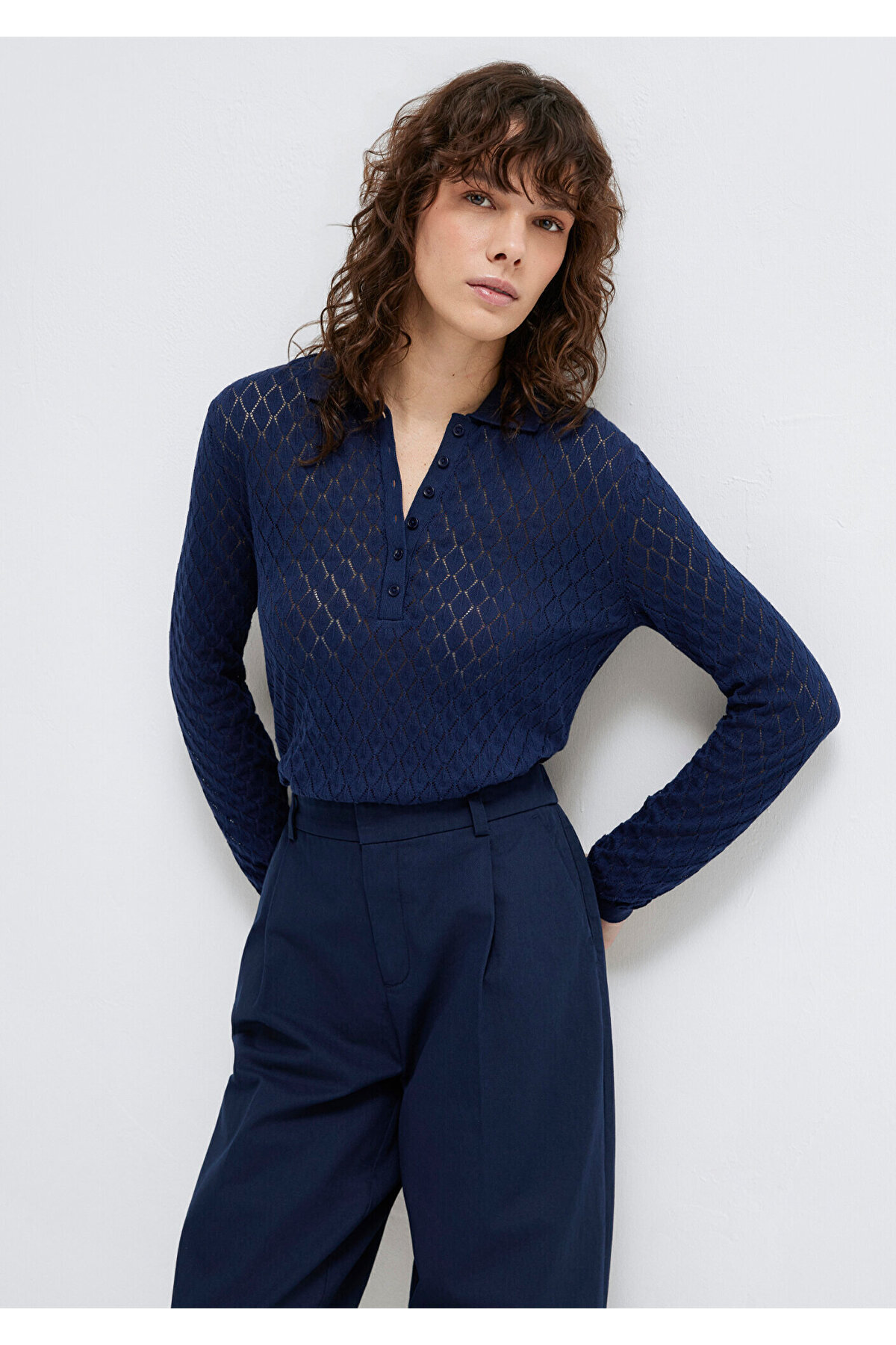 Mavi Women's Long Sleeve Crew Neck In Black - Mavi nada