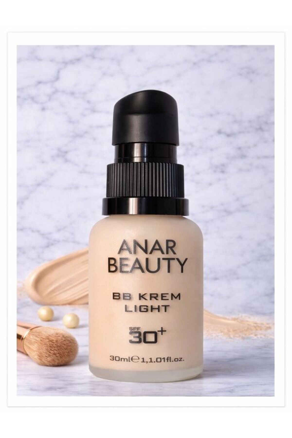 BB Cream (Light) BB Cream with Sun Protection, High Covering - 30ml — قهوه‌ای ANR0000001 — تصویر 3 از 3