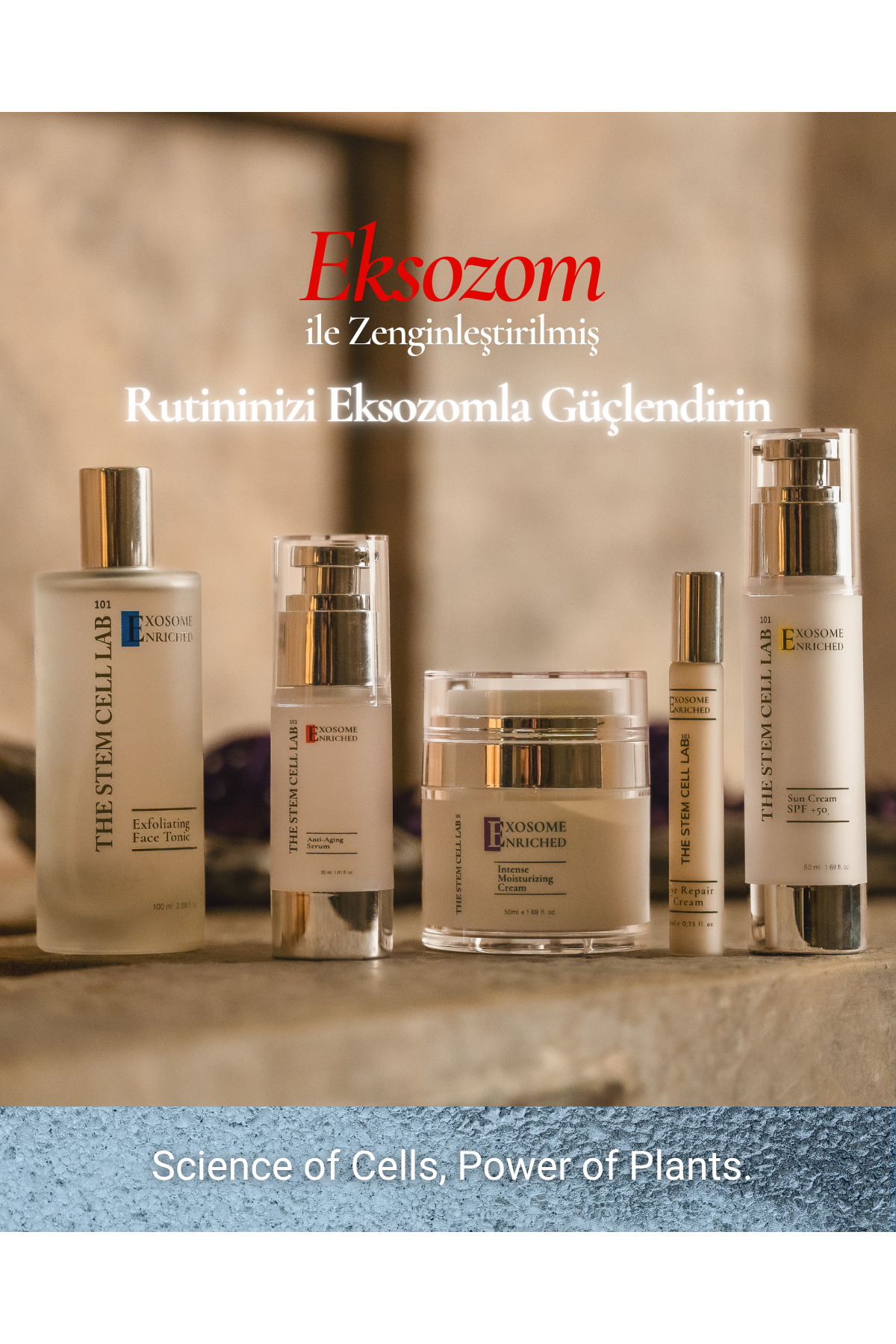 The Stem Cell Lab 101 Face Serum | Eksozom ile Zenginleştirilmiş