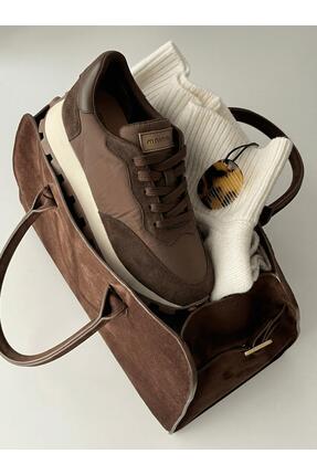 Bambi Kahve Kadın Sneaker K01791072872