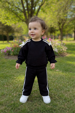 Ciciben baby kids Kolları fiyonklu eşofman takımı