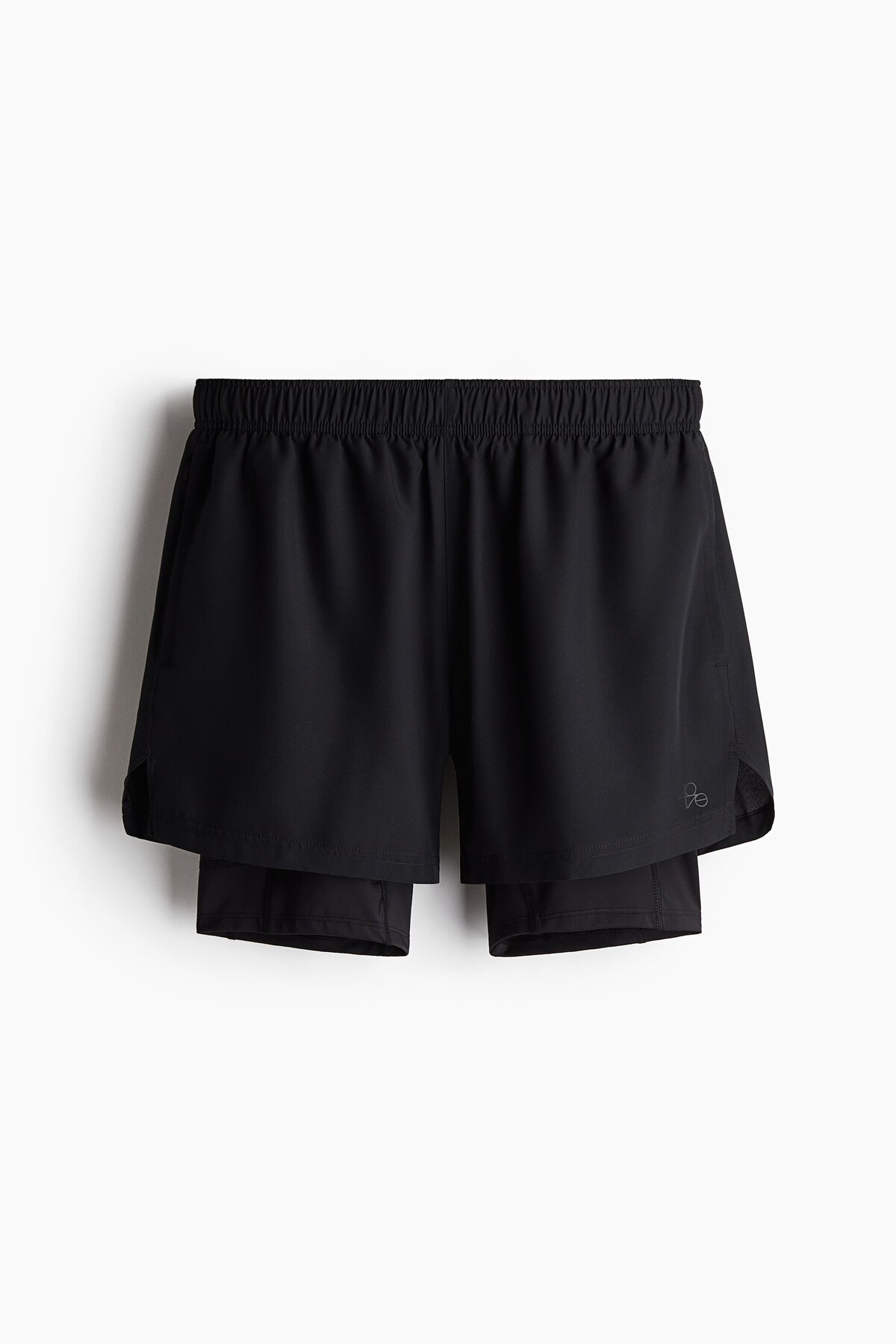 شلوارک ورزشی دو لایه DryMove™ اچ اند ام شورت ورزشی H&M
