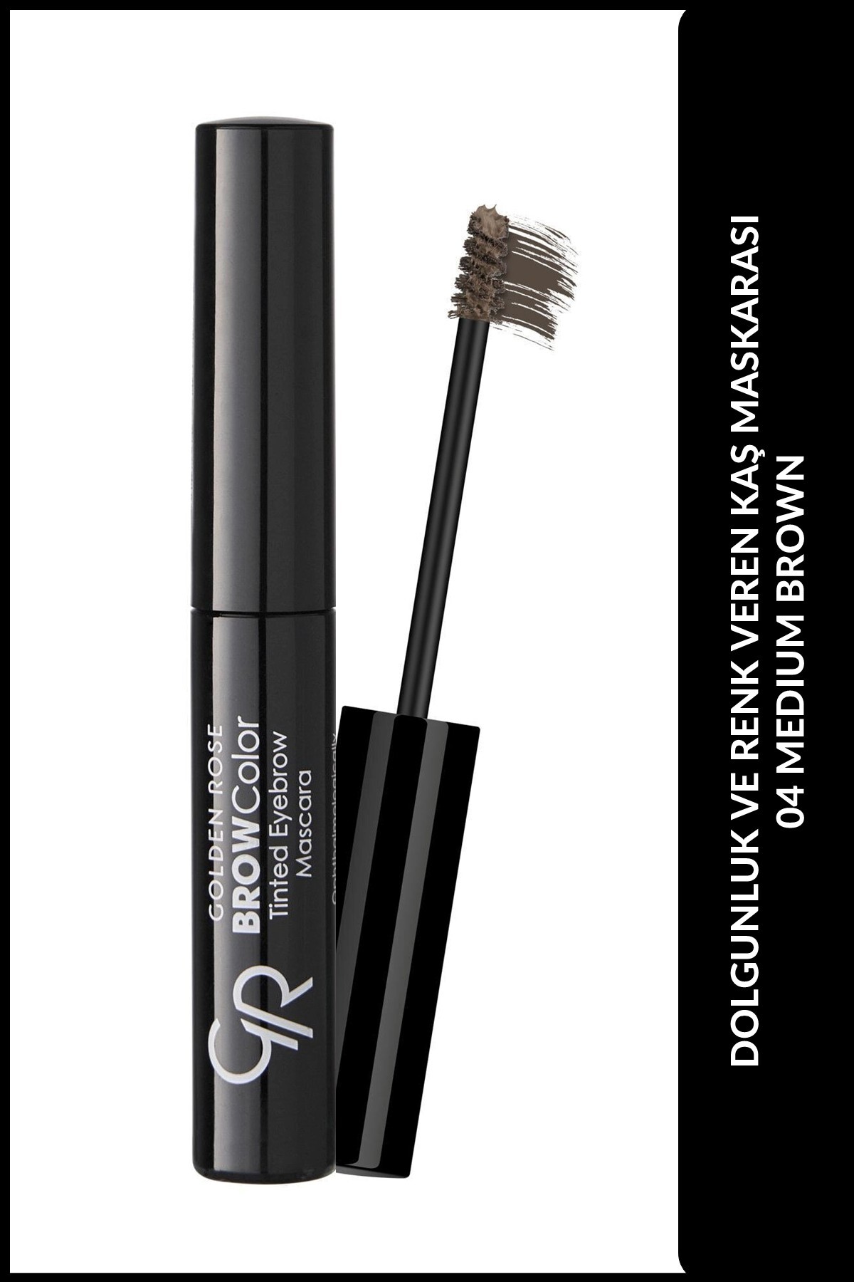 Golden Rose Brow Color Tinted Eyebrow Mascara - 03 Ash - Kahverengi Dolgunluk ve Renk Veren Kaş Maskarası — قهوهای MBDE