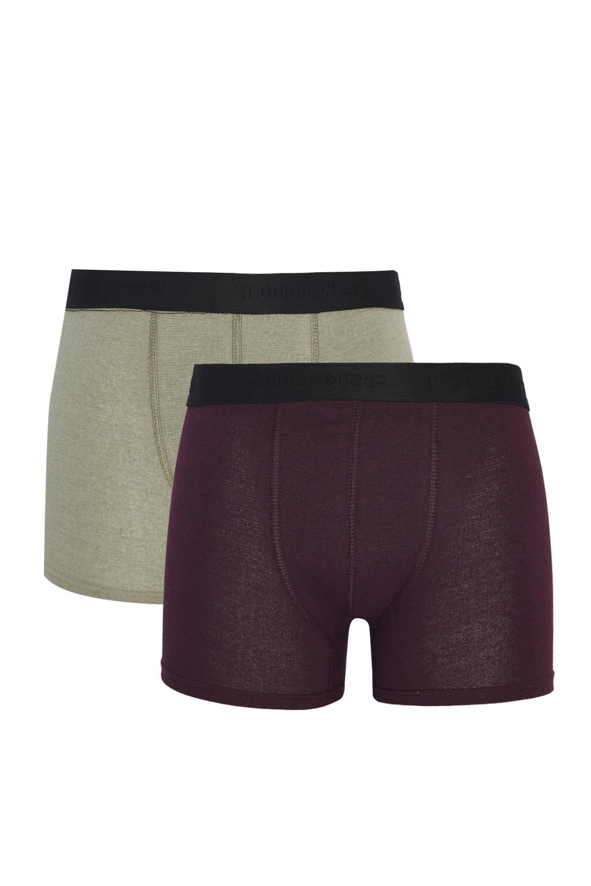 Tudors  Erkek 10'lu Likralı Pamuklu Esnek Kumaş Premium Seri Boxer - Görsel 5