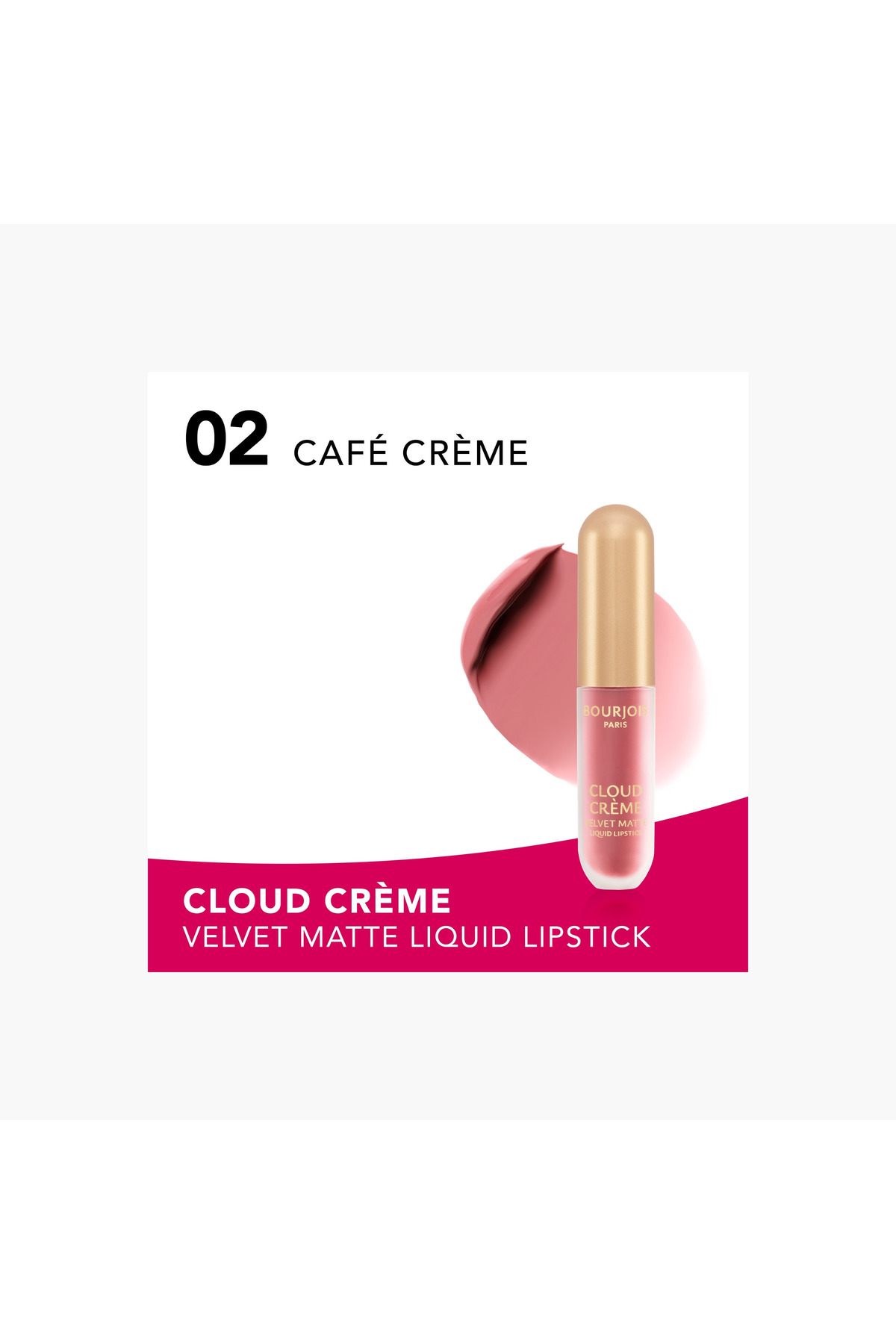 Bourjois Cloud Crème Velvet Matte Lipstick