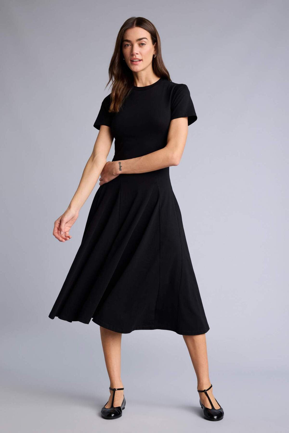 Defacto  A Kesim Pamuklu Midi Elbise H6591AX26SP - Görsel 2