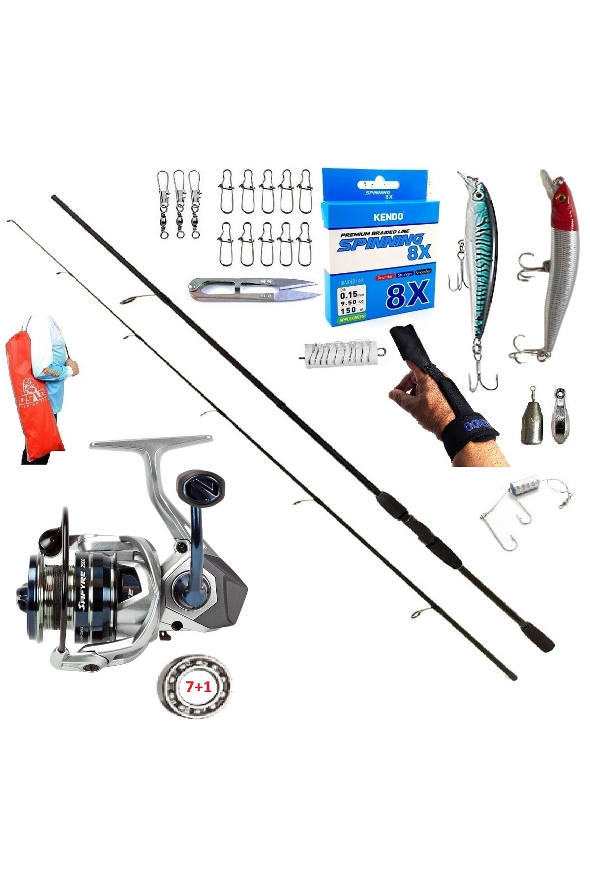 Oslo Okuma Safyre 4000 240cm 20-40gr Remixon Double Black Rapala