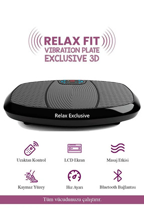 Relax Exclusive 3d Vibration Plate Hoparlörlü Titreşimli yatay+dikey+3d Spor ...