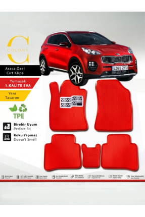 COLONY Kia Sportage (2021-2026) Hücreli Premium 1.Kalite Eva Paspas Seti Pasp...