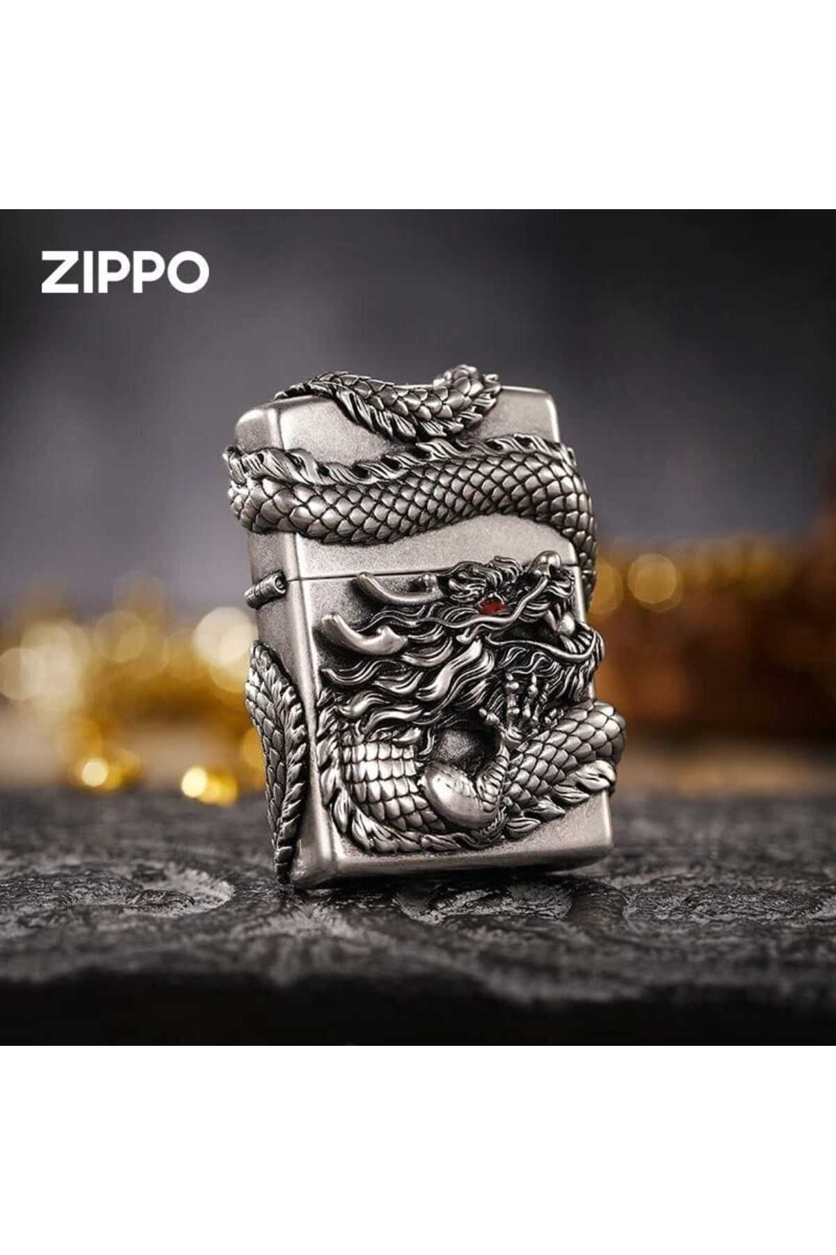 新品 ビンテージ ZIPPO DRAGON USA 1999年型 Zippo New Lighter dragon - Fiyatı, Yorumları