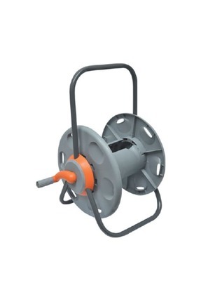 Üzümcü Metal Ayaklı Hortum Makarası 60 Metre Kapasiteli Bahçe Hortum Sarma Ap...