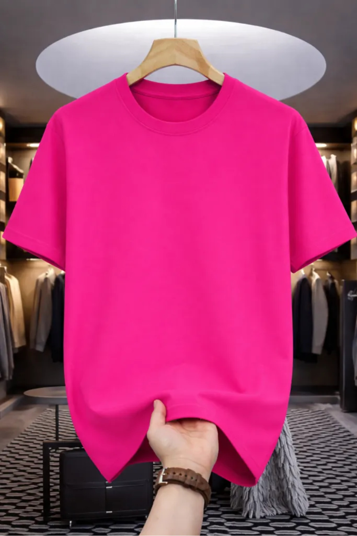 Frisson Premium Oversize Tişört %100 Pamuk Unisex Rahat Kalıp Trend Yeni Sezon