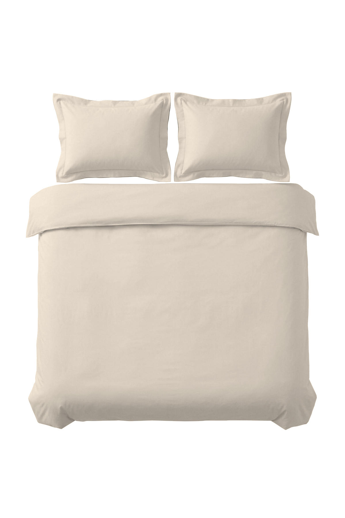 Snazzy 100% Cotton Satin 200 TC (80 Strands) Double Duvet Cover Set