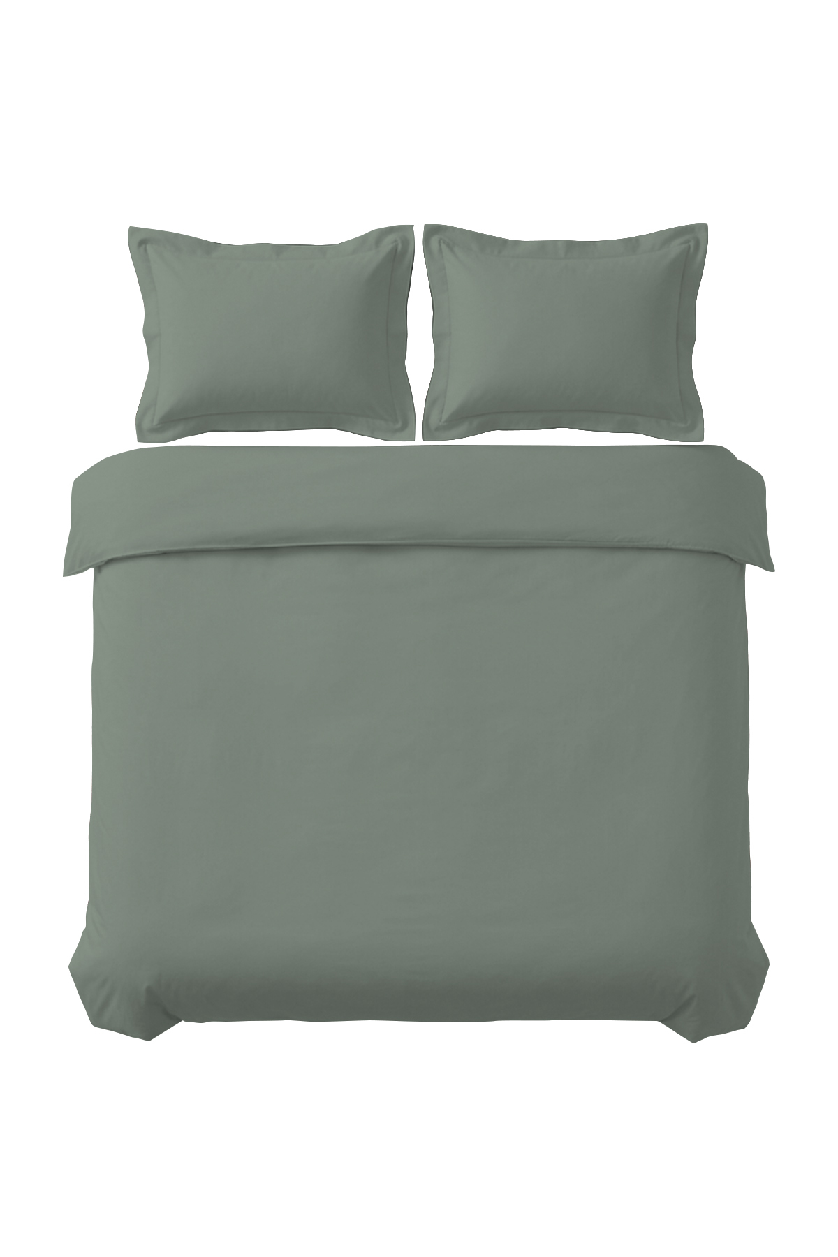 Snazzy 100% Cotton Satin 200 TC (80 Strands) Double Duvet Cover Set