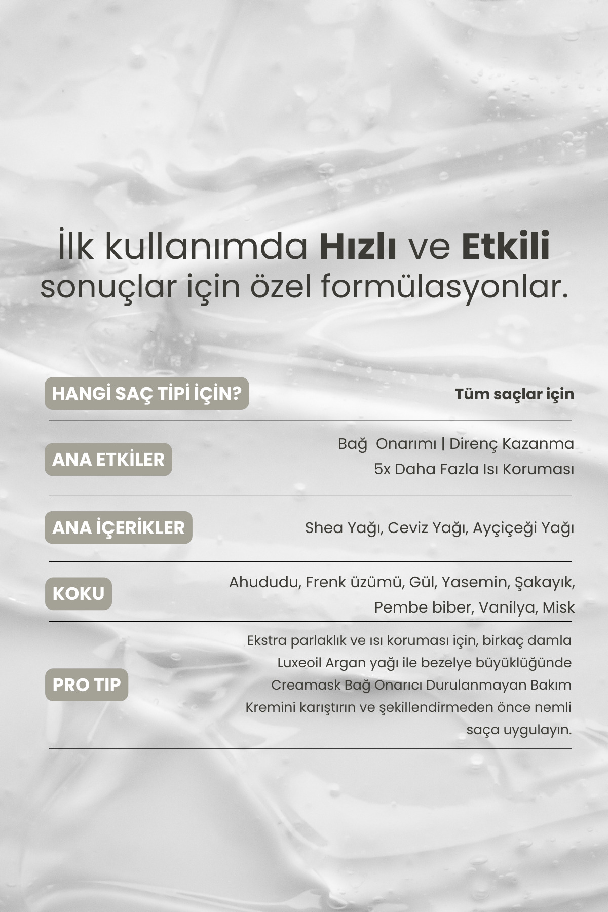Creamask Durulanmayan Bakım Kremi 50 ml | Bağ Onarımı & Isı Koruması — MP151 — تصویر 9 از 9