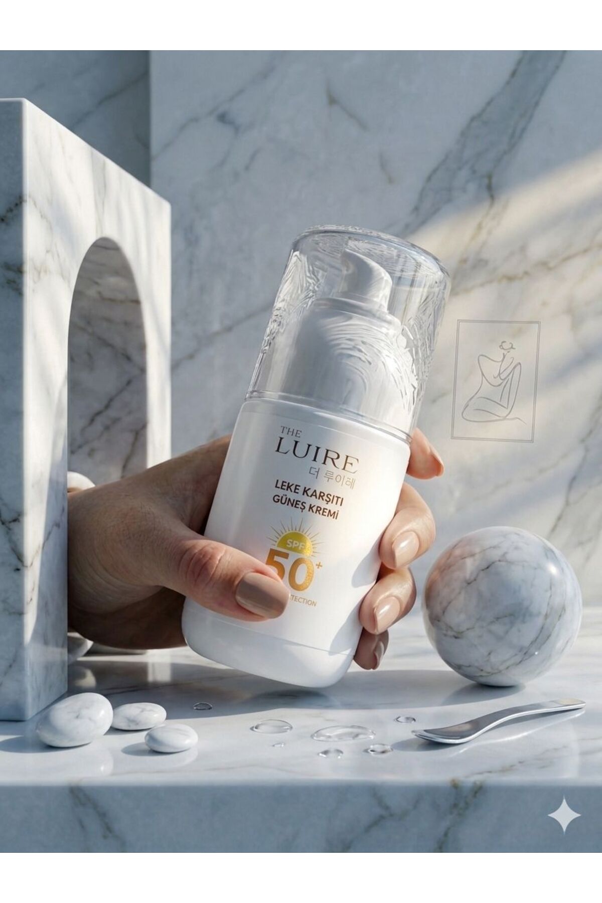 Leke Karşıtı Güneş Kremi SPF 50+ High Protection UVA/UVB Yüksek Korumalı 100 ML — 26LU004 — تصویر 4 از 4
