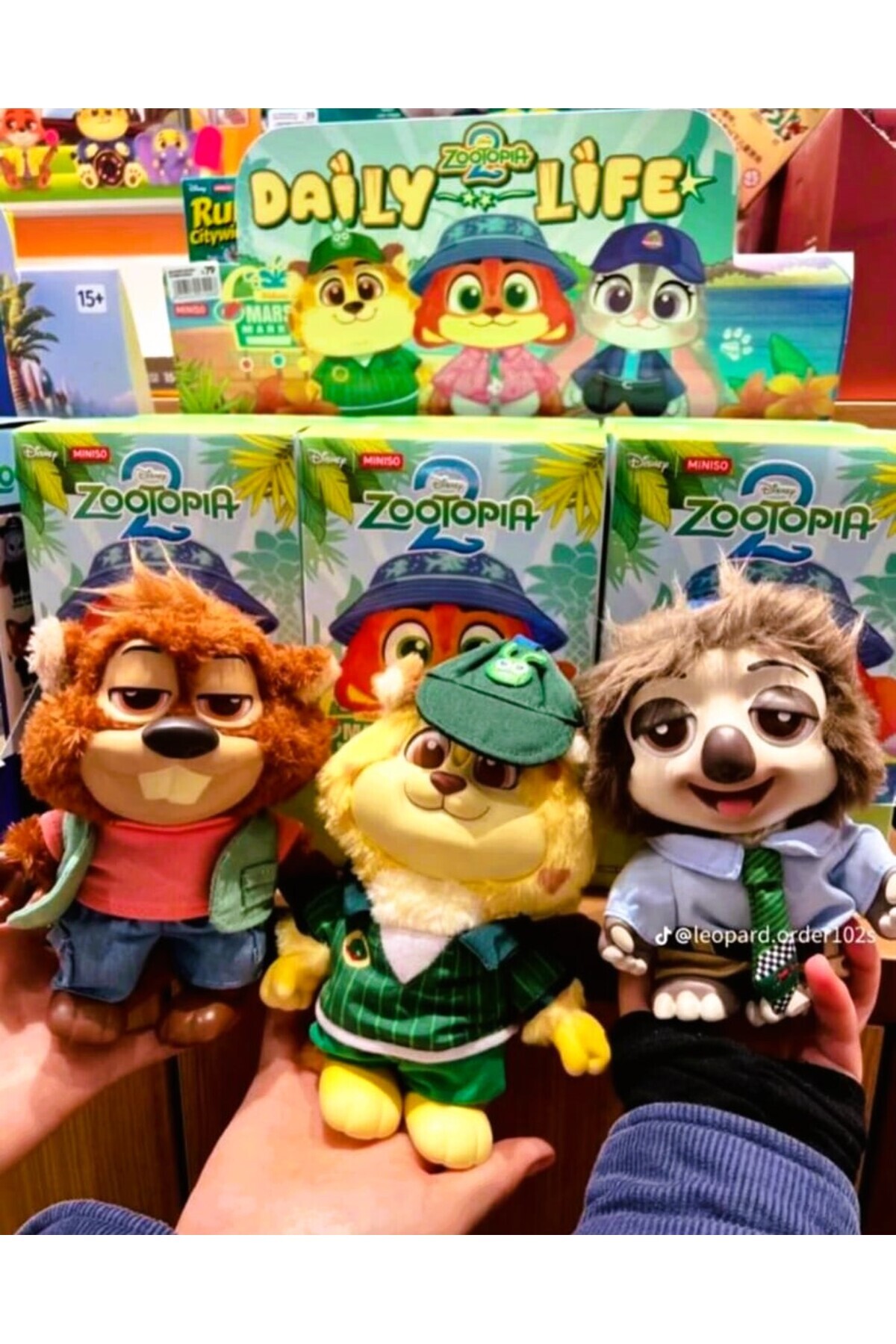 Twins Stars Zootopia 2 Zootropolis Peluş Anahtarlık Figür Kutu