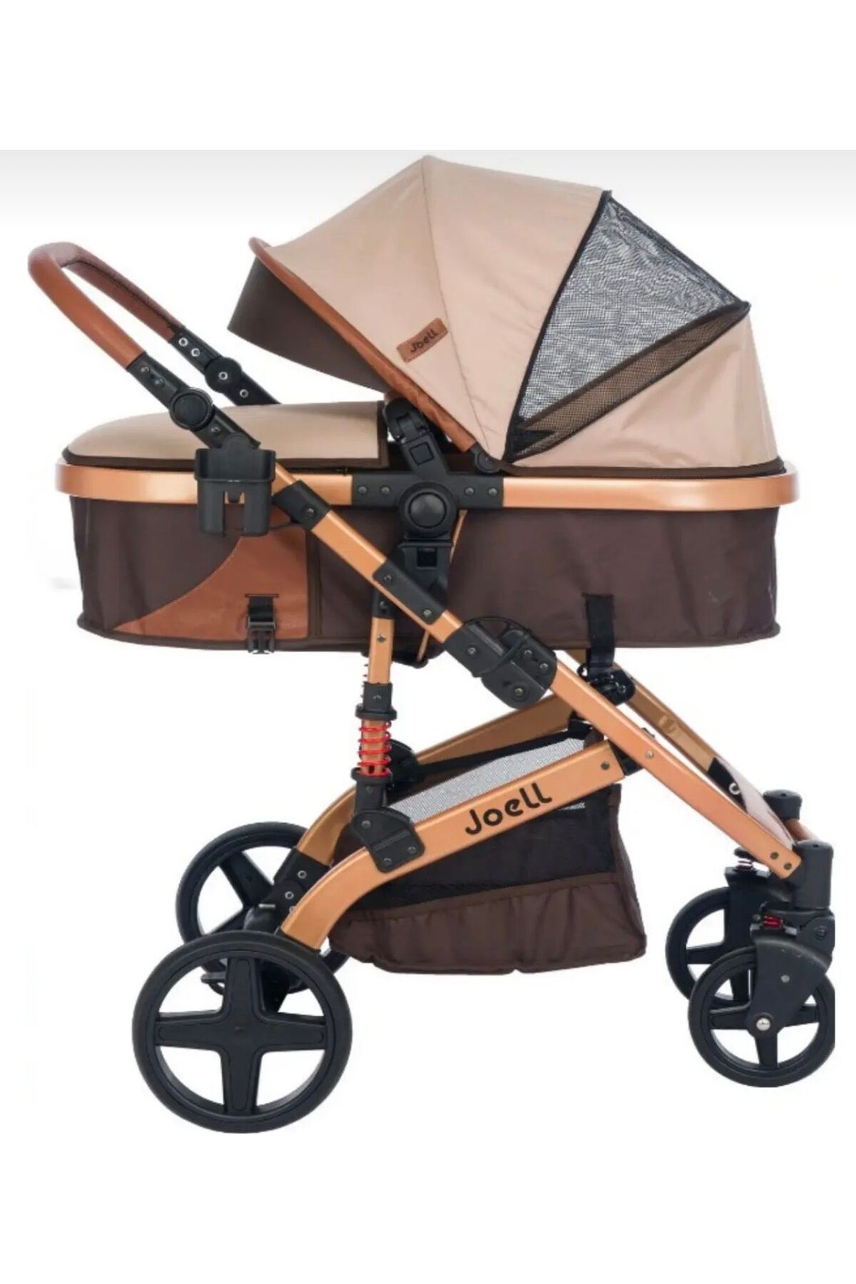 ÖYKÜ BEBEK DUNYASI Çanta Ve Yağmurluk Hediyeli Ultra Hafif Premium Bebek Arabası Seti Doğumdan İtibaren Kullanabilme fotoğrafı 2 (önizleme)