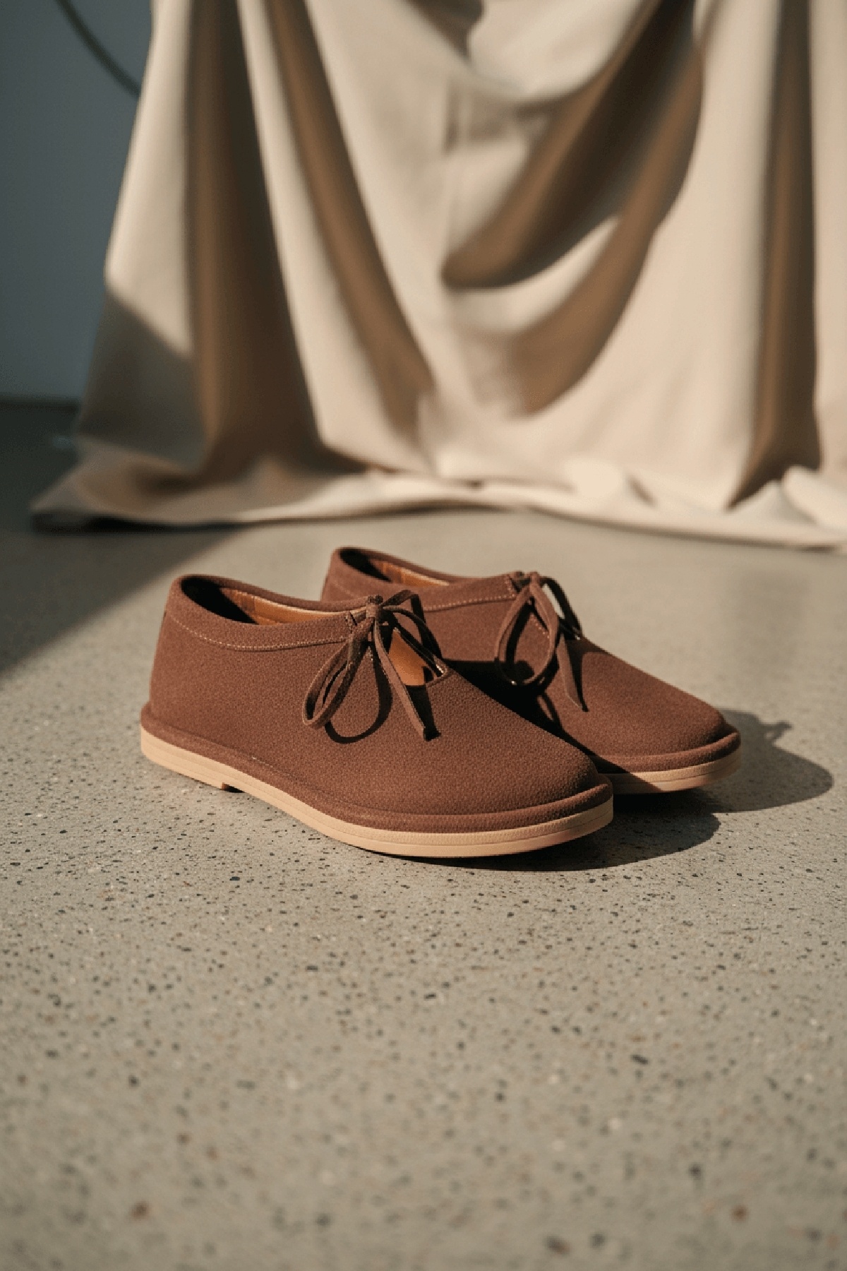 DURUNUN BUTİĞİ Rondo Kahverengi Kadın ( 2 cm Topuklu ) Yuvarlak Burunlu Lazer Delikli Ayakkabı Terlik görsel 5