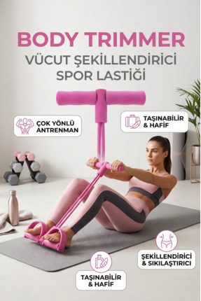 Soft Kare Evde Spor İçin Body Trimmer Egzersiz Aleti 4 Bölge Çalıştıran Lastik