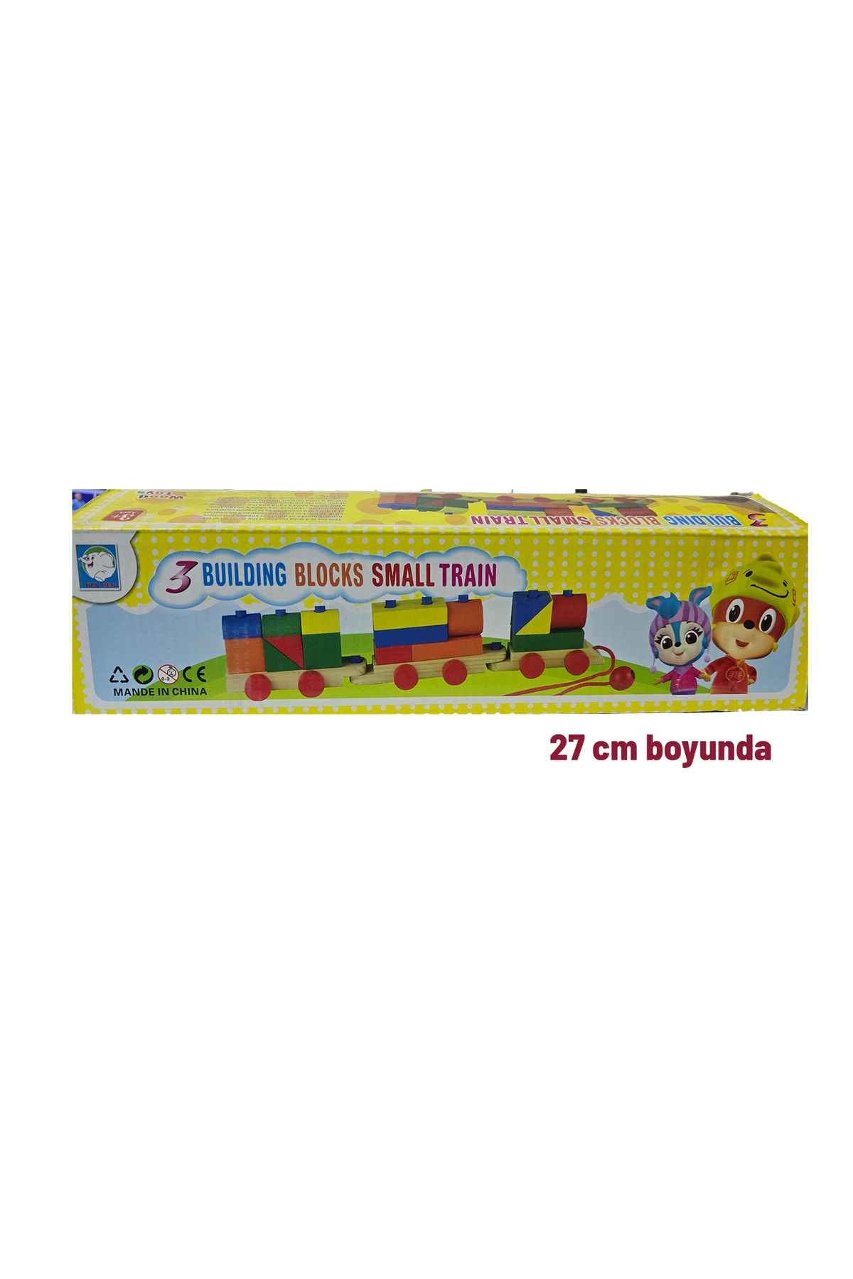 direkstoktan 3 Vagonlu Sök Tak Bloklu Ahşap Tren Çocuk Oyuncak / 3 Building Blocks Small Train Wooden Toys fotoğrafı 5 (önizleme)