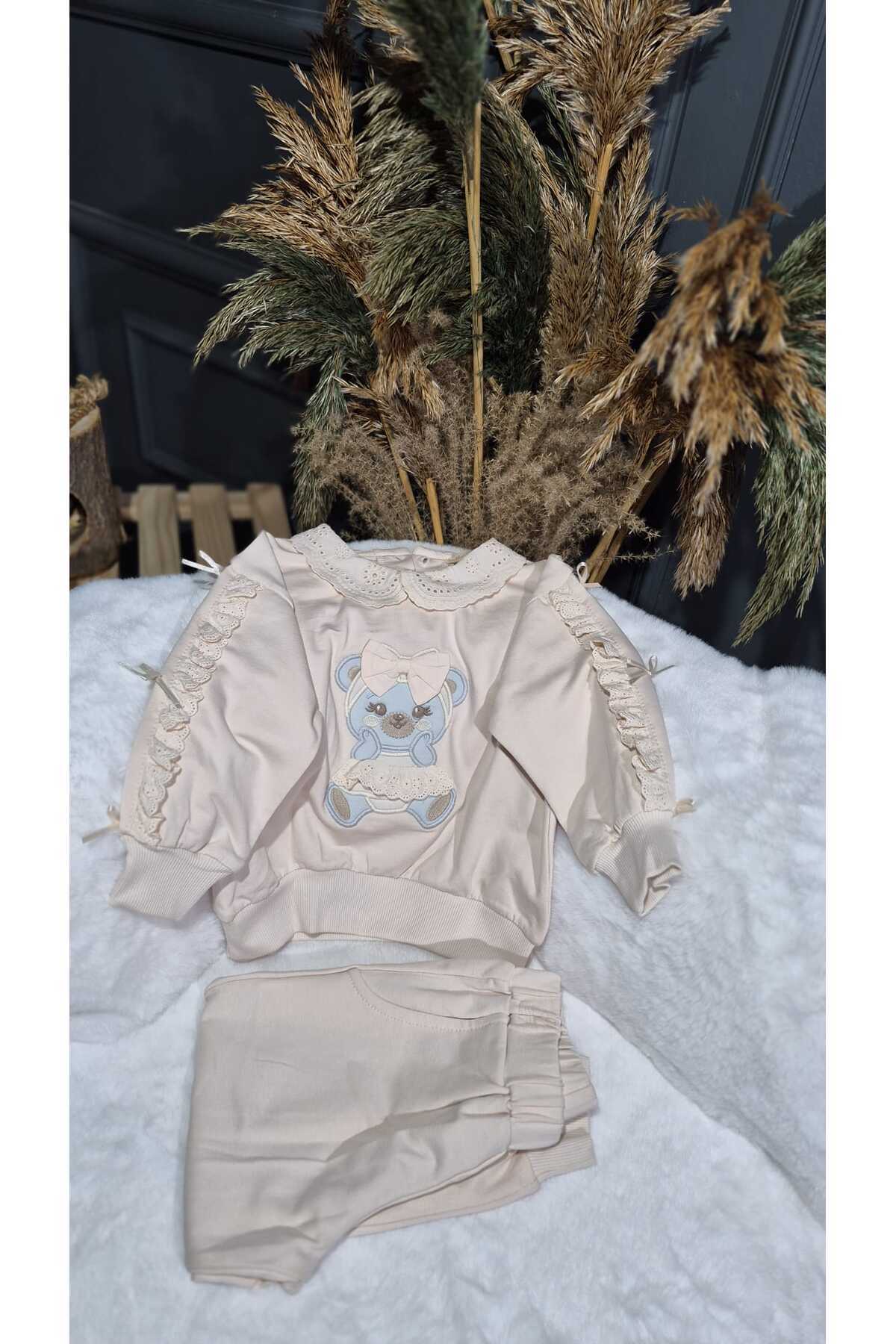 MODABABY HOME Ayıcıklı Pijema Takımı fotoğrafı 7 (önizleme)