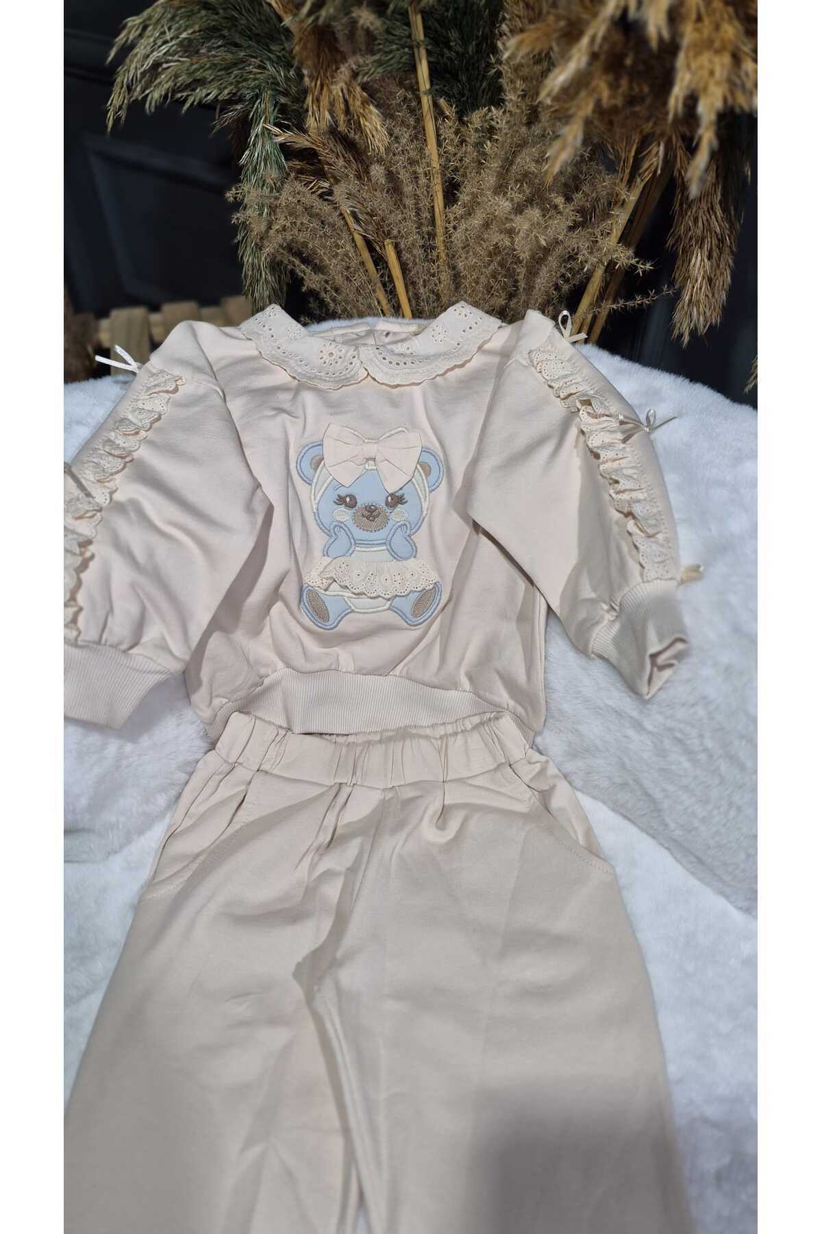 MODABABY HOME Ayıcıklı Pijema Takımı fotoğrafı 3 (önizleme)