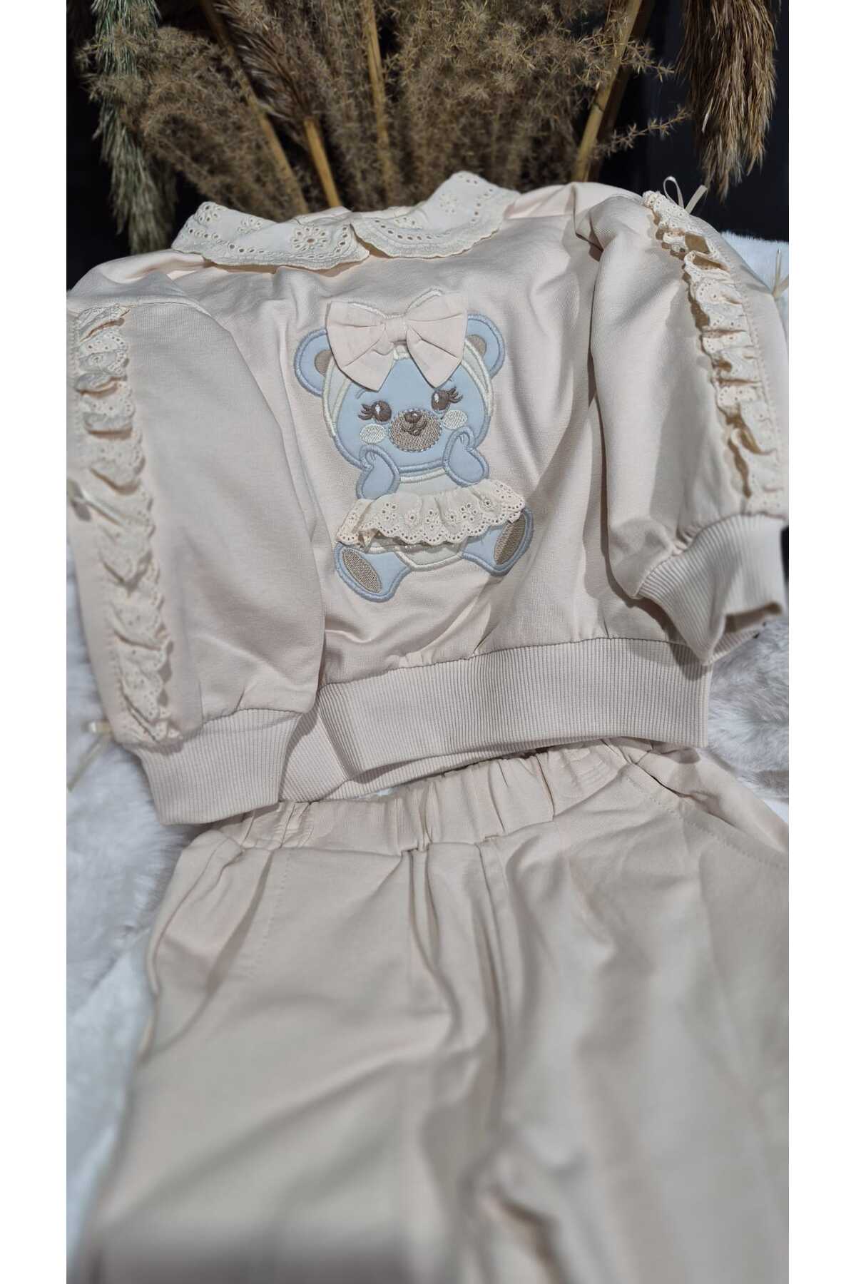 MODABABY HOME Ayıcıklı Pijema Takımı fotoğrafı 4 (önizleme)