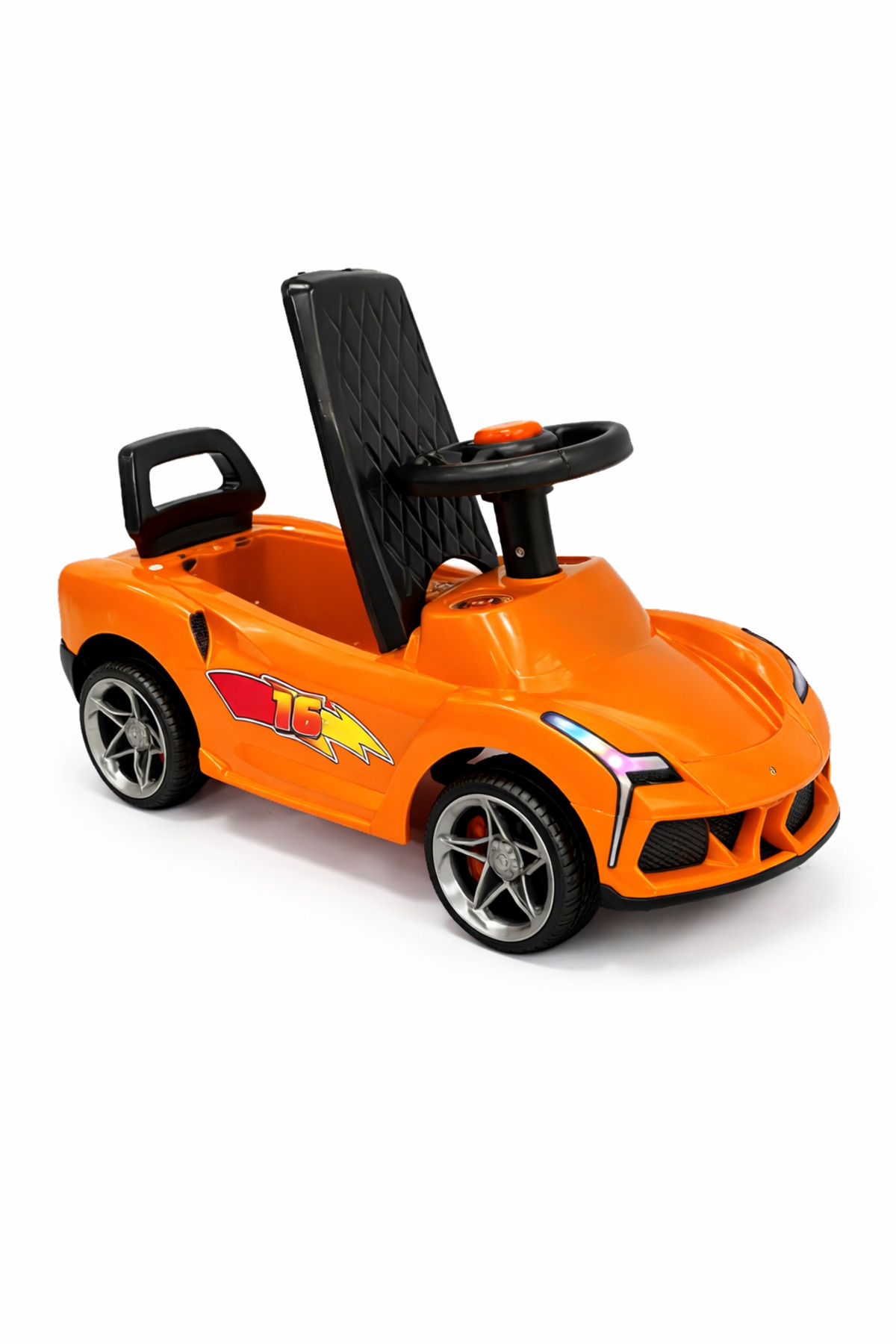 BebeMango Fasty Car Müzikli Bingit Araba – Işıklı, Sesli, Ergonomik Tasarım Çocuk Sürüş Arabası fotoğrafı 3 (önizleme)