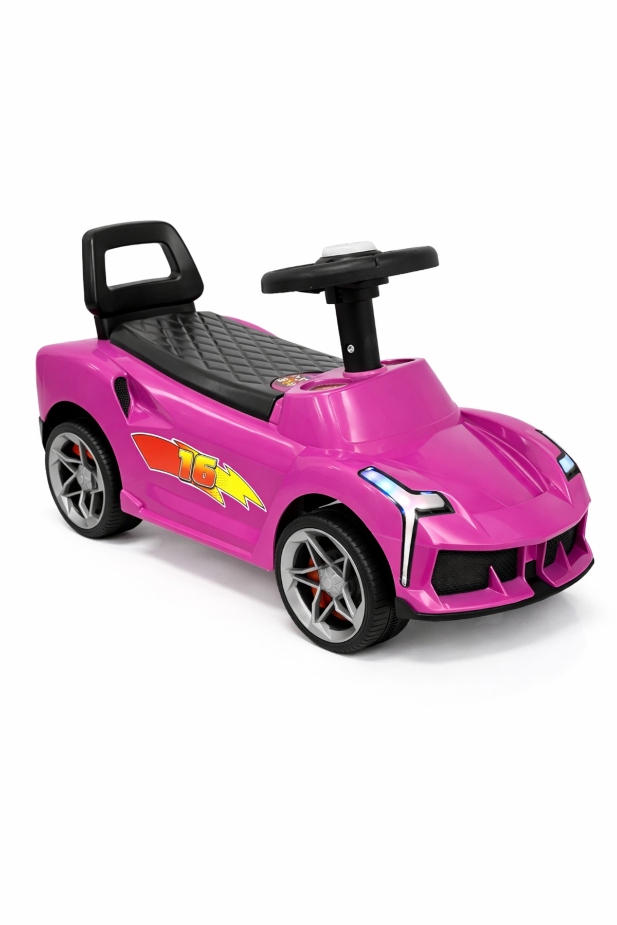 BebeMango Fasty Car Müzikli Bingit Araba – Işıklı, Sesli, Ergonomik Tasarım Çocuk Sürüş Arabası fotoğrafı 3 (önizleme)