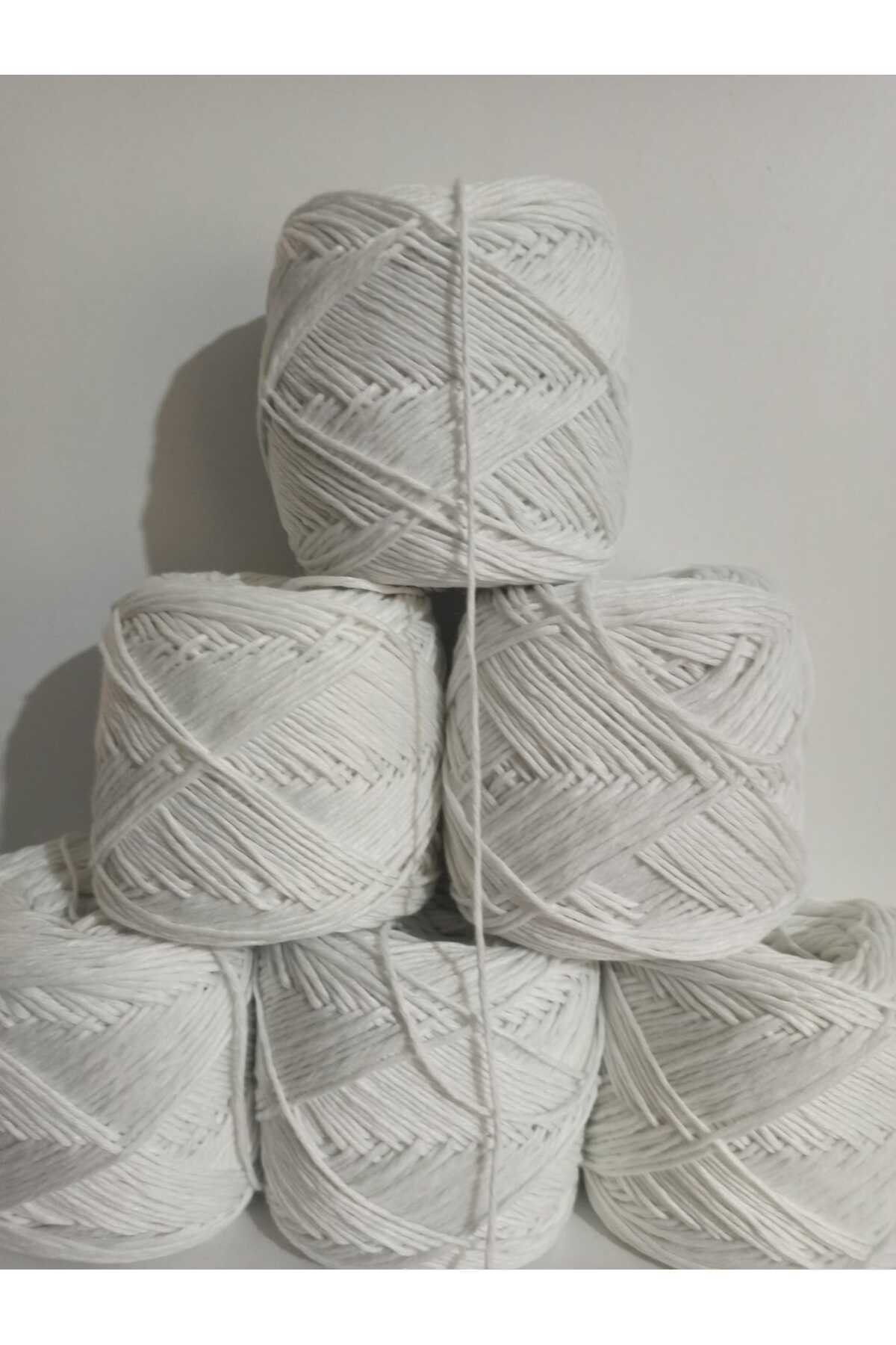 Bamboo Cotton Knitting Yarn (White) 100gr