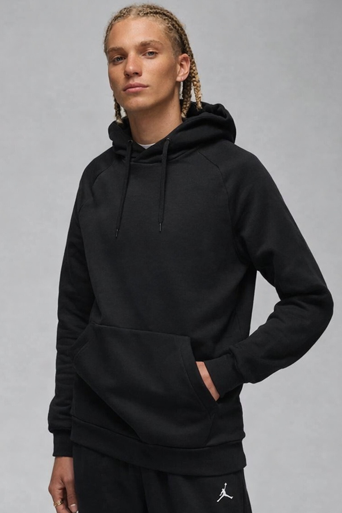 سویشرت مردانه جردن مدل Core Blank Fleece Po Hoodie مشکی نایکی سویشرت اسپرت Nike