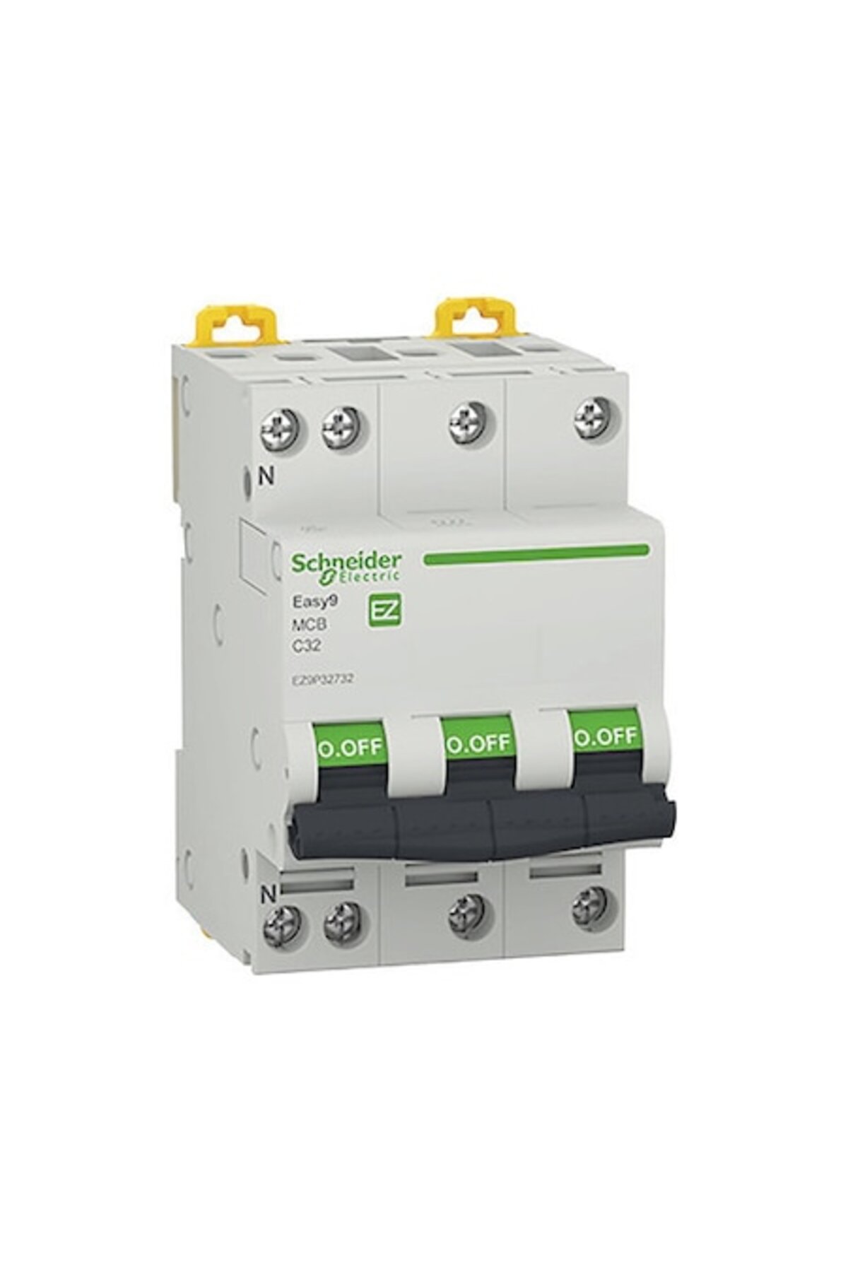 Schneider Easy9 Modular Circuit Breaker 3p+n 32a 4.5ka Curve C- Trendyol