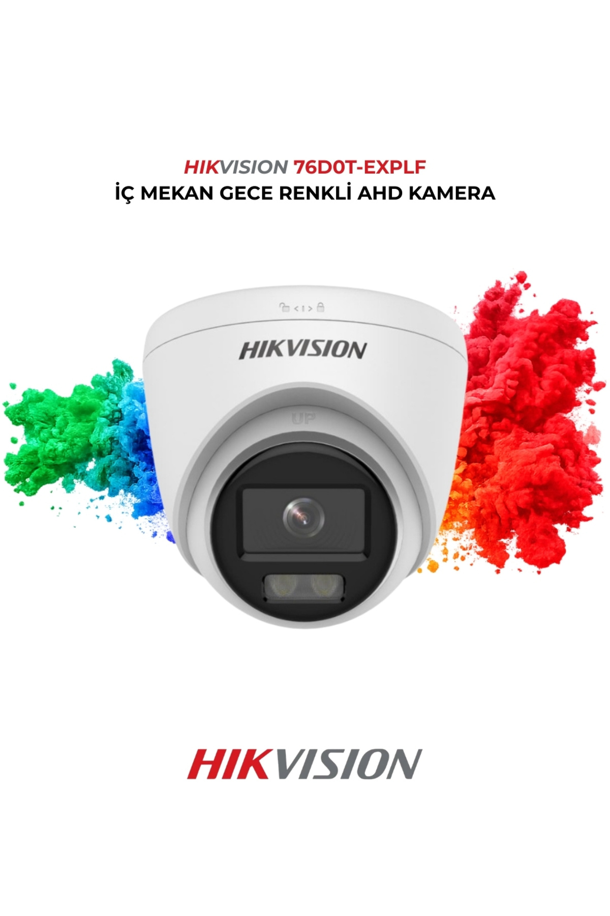 Hikvision DS-2CE76D0T-EXLPF Gece Renkli İç Mekan Dome Kamera 2MP - Fiyatı, Yorumları